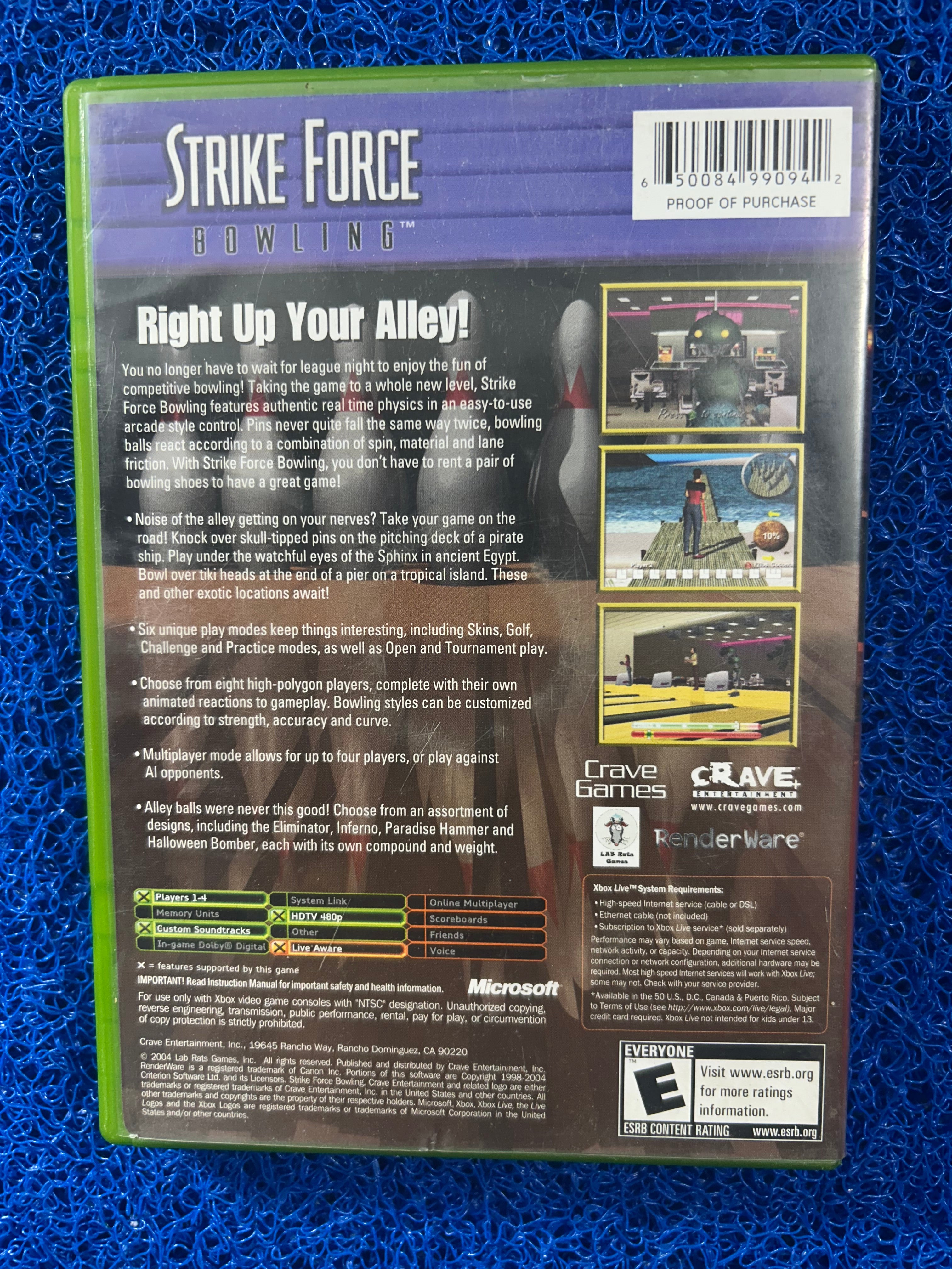 XBOX# Strike force bowling (A)