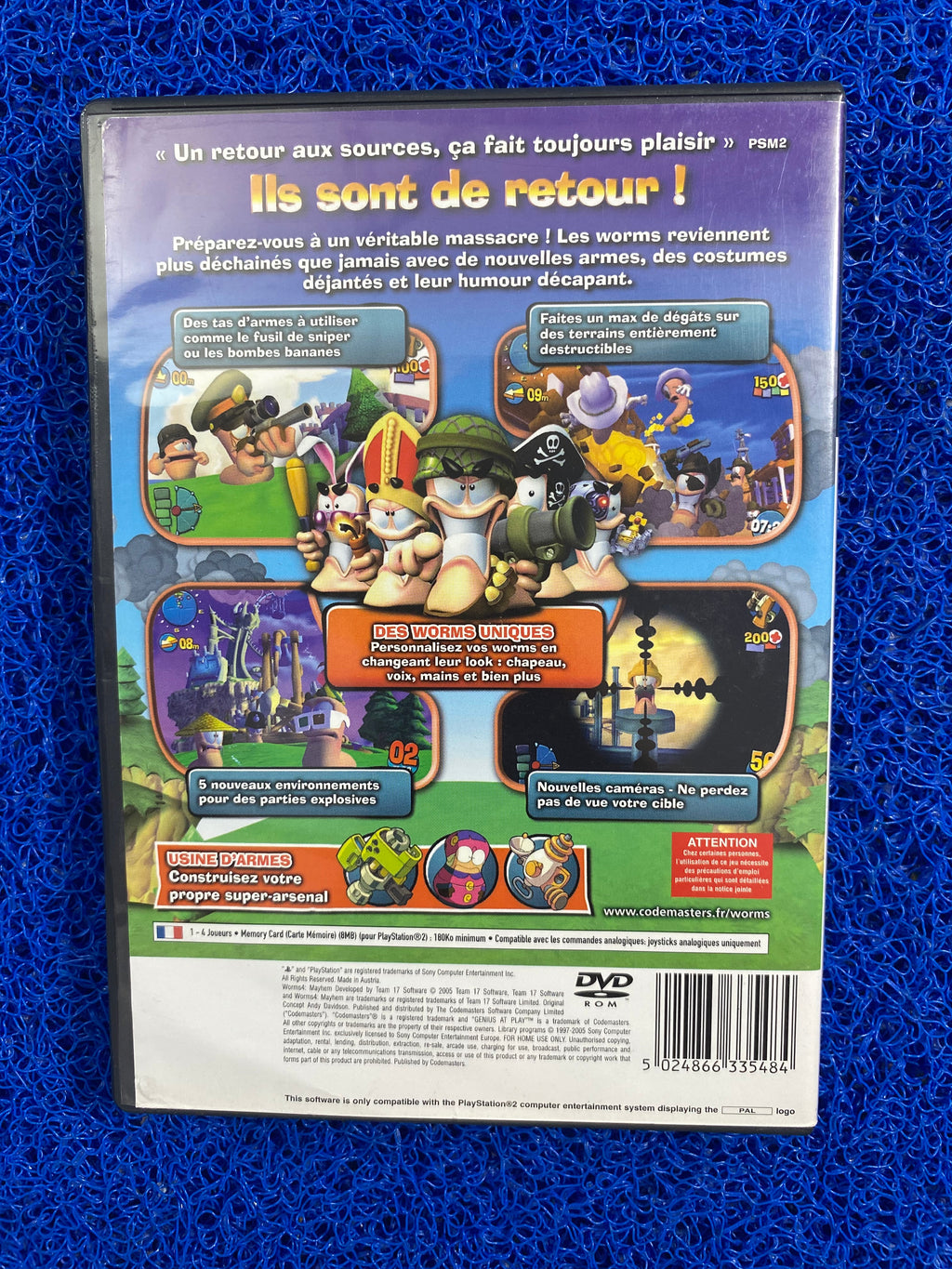 PS2# Worms 4 (E)