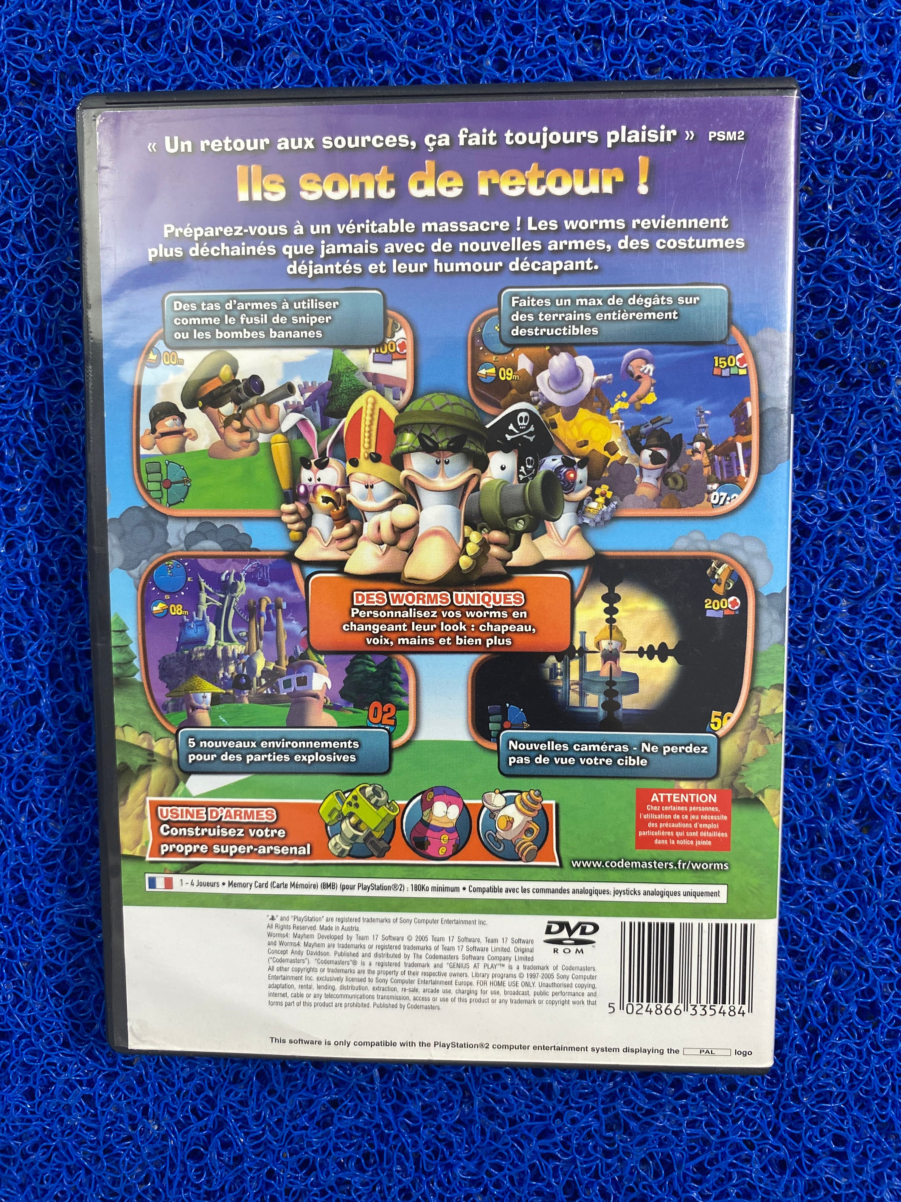 PS2# Worms 4 (E)
