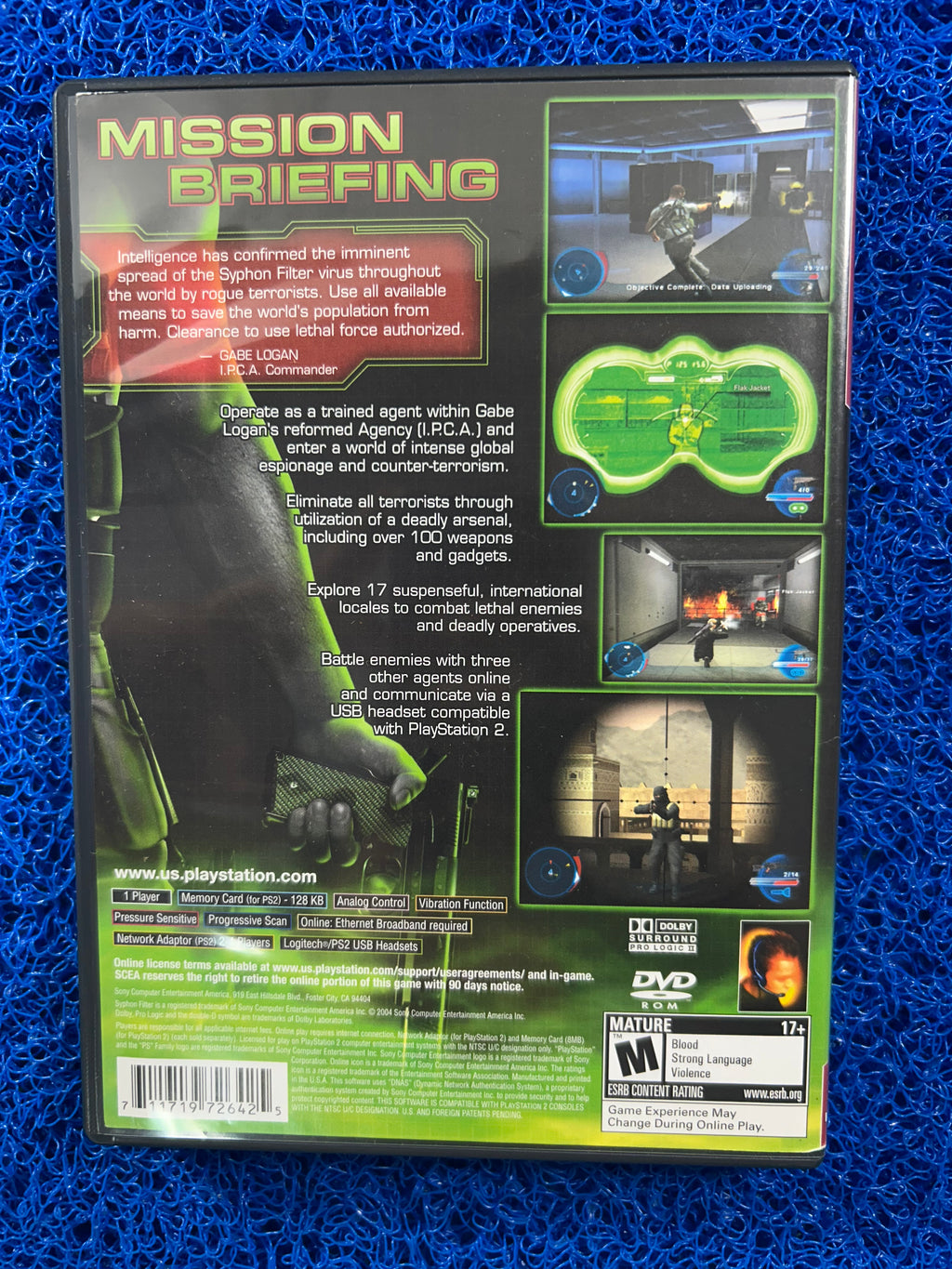 PS2 Syphon filter the omega strain (A)