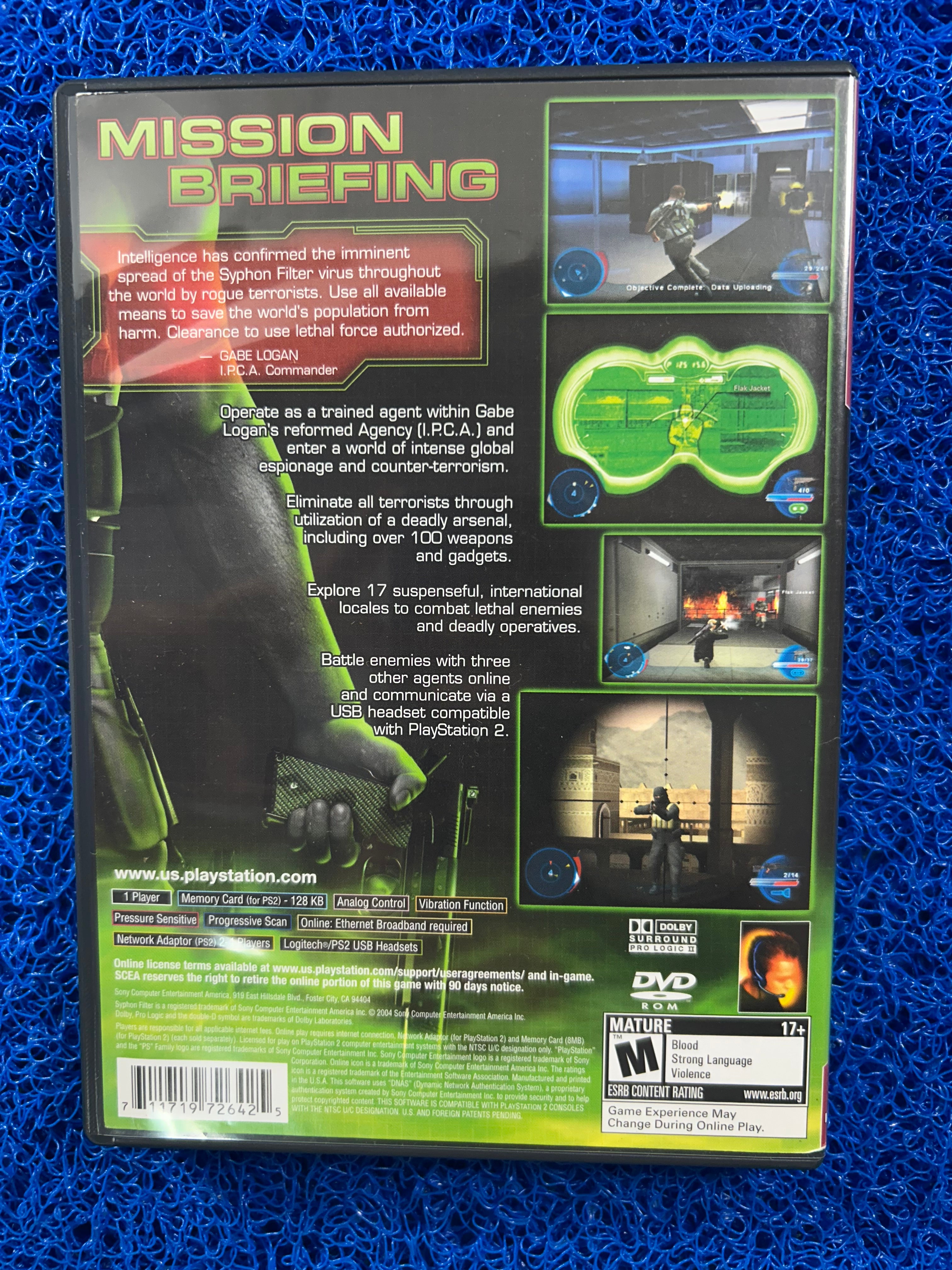 PS2 Syphon filter the omega strain (A)