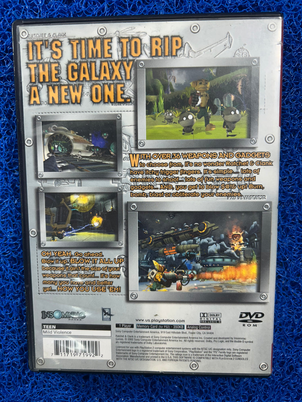 PS2 Ratchet clank (A)