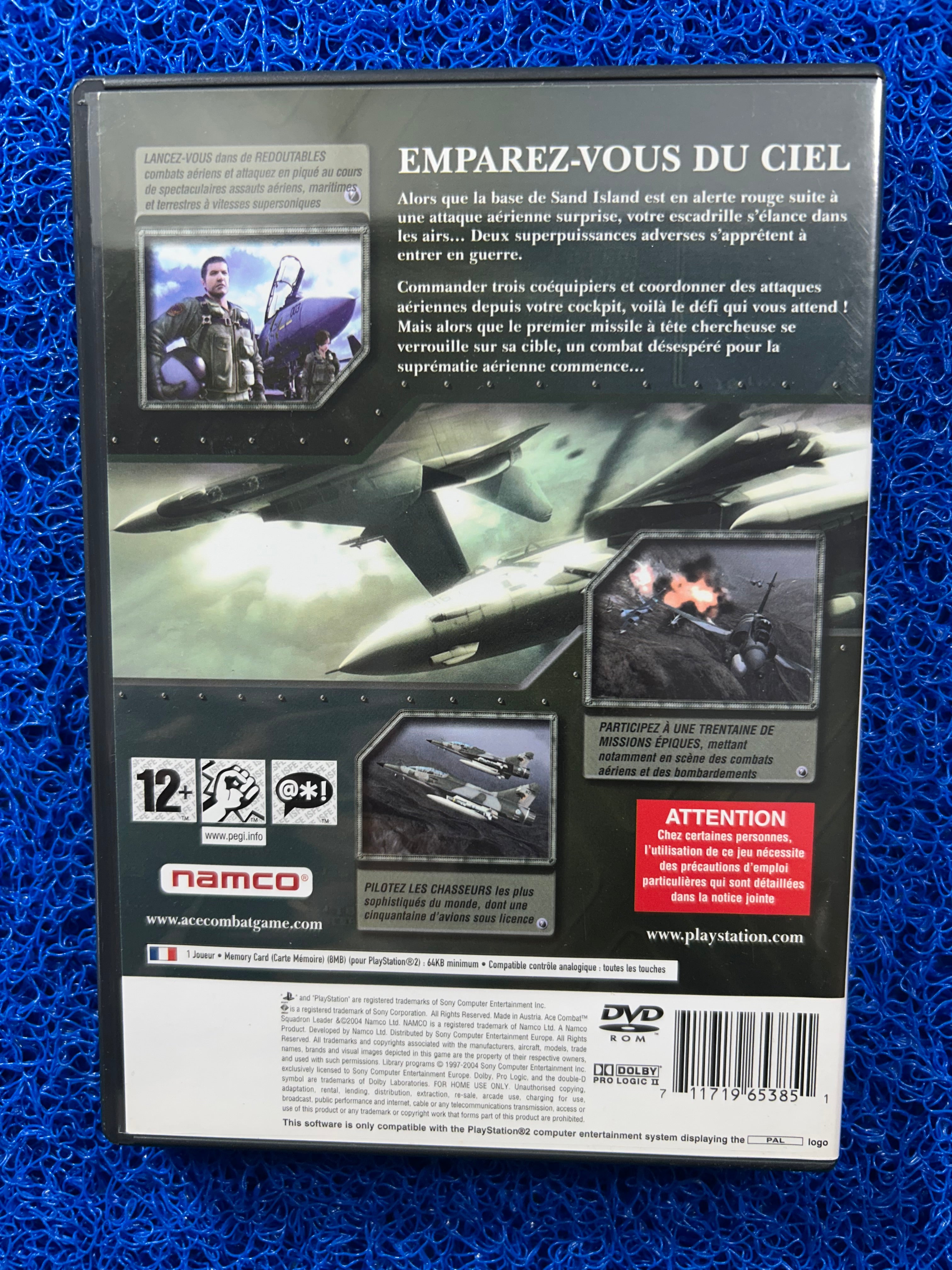 PS2 Ace combat squadron leader (E)