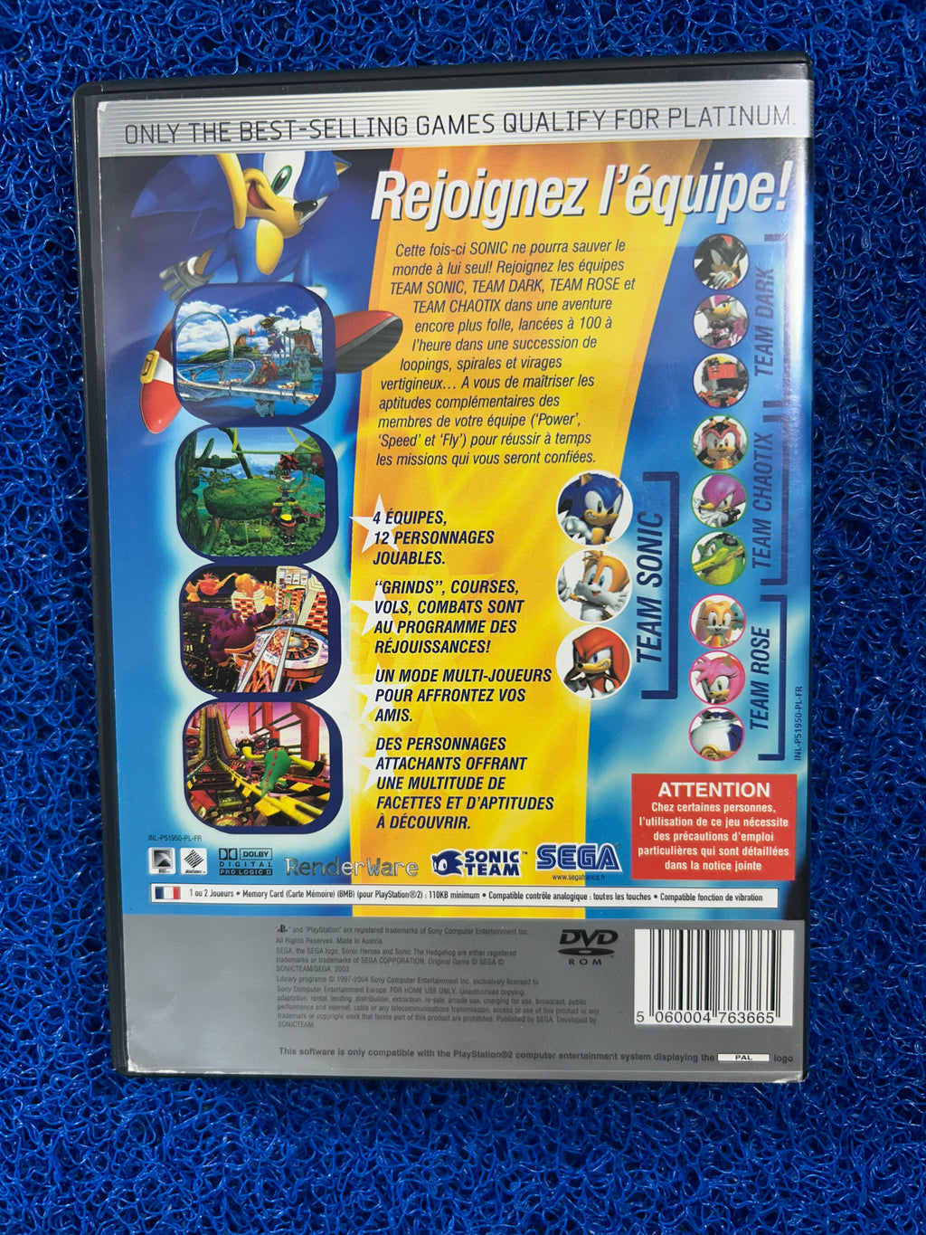 PS2# Sonic Heroes (E)