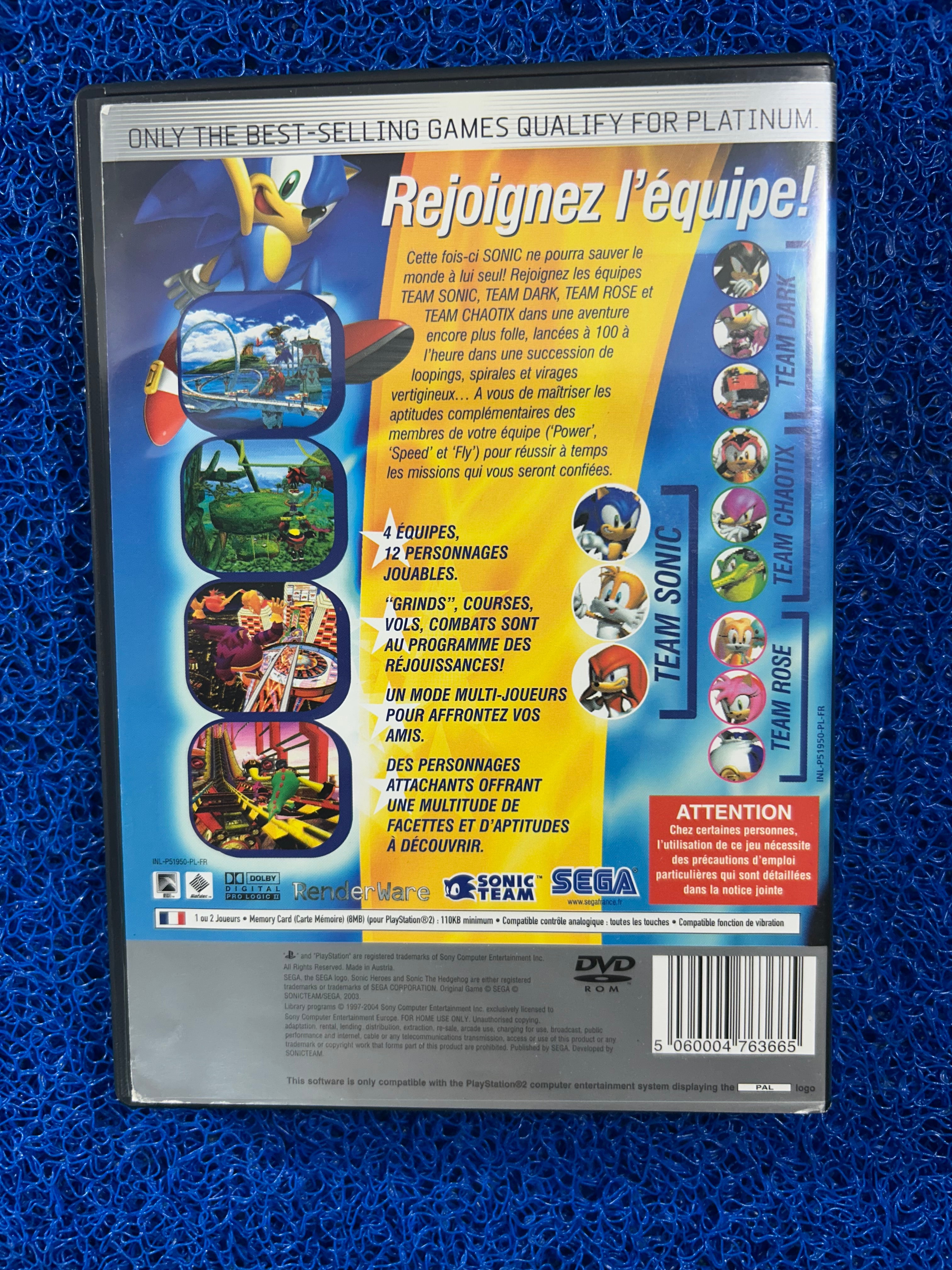 PS2# Sonic Heroes (E)