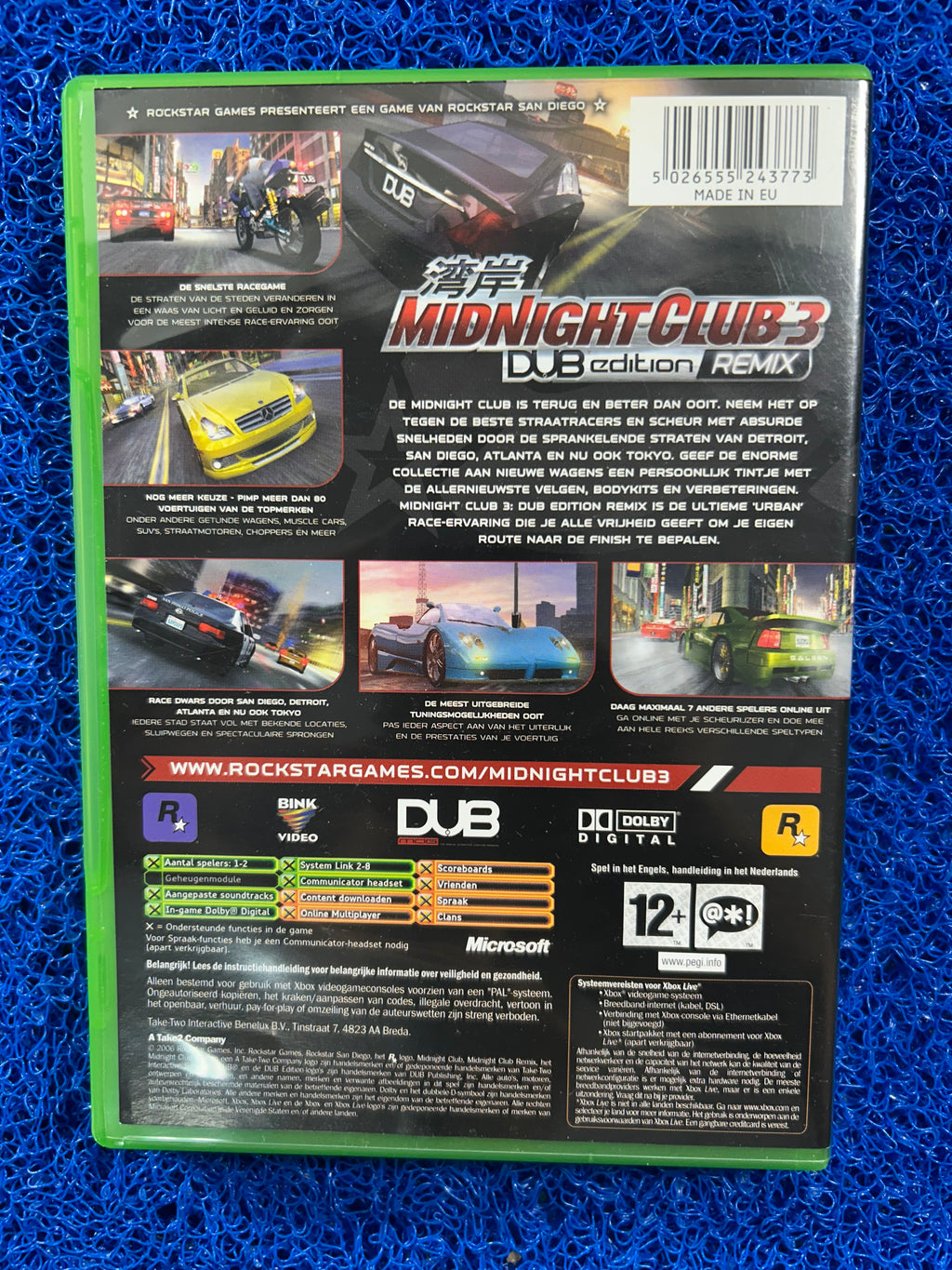 XBOX Midnight club 3 (E)