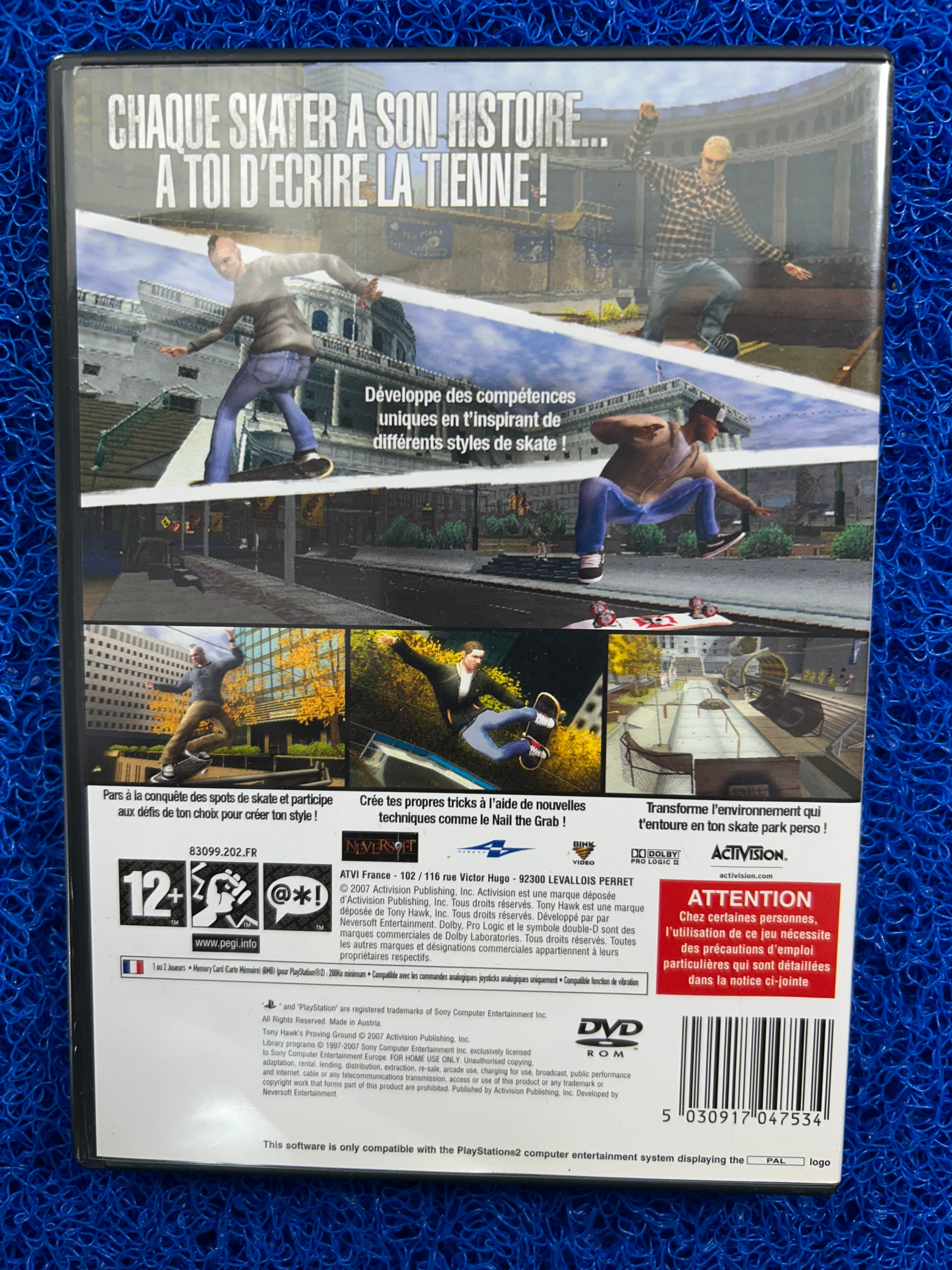 PS2 Tony hawk proving ground (E)
