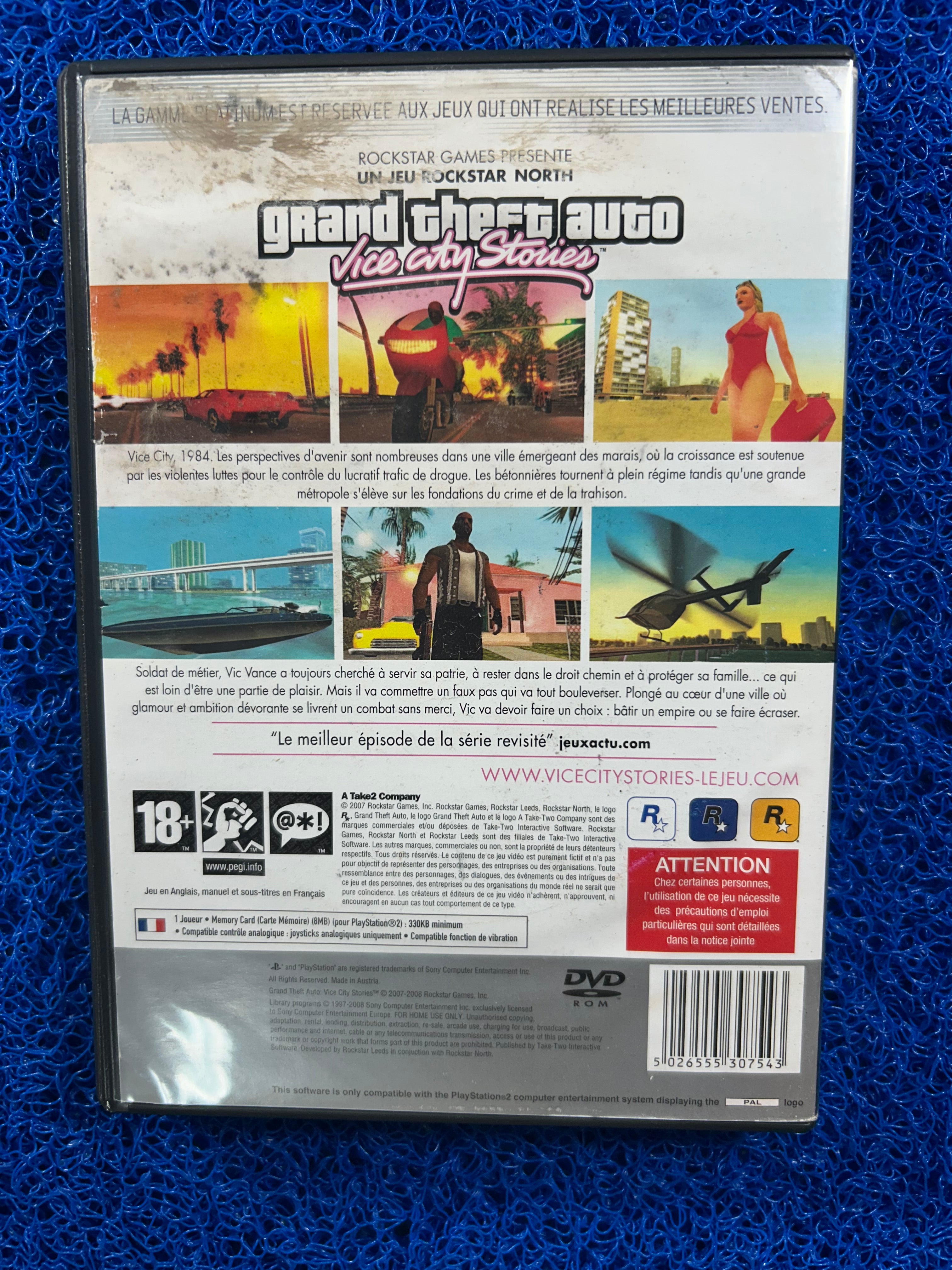 PS2 GTA Vice city stories (E)