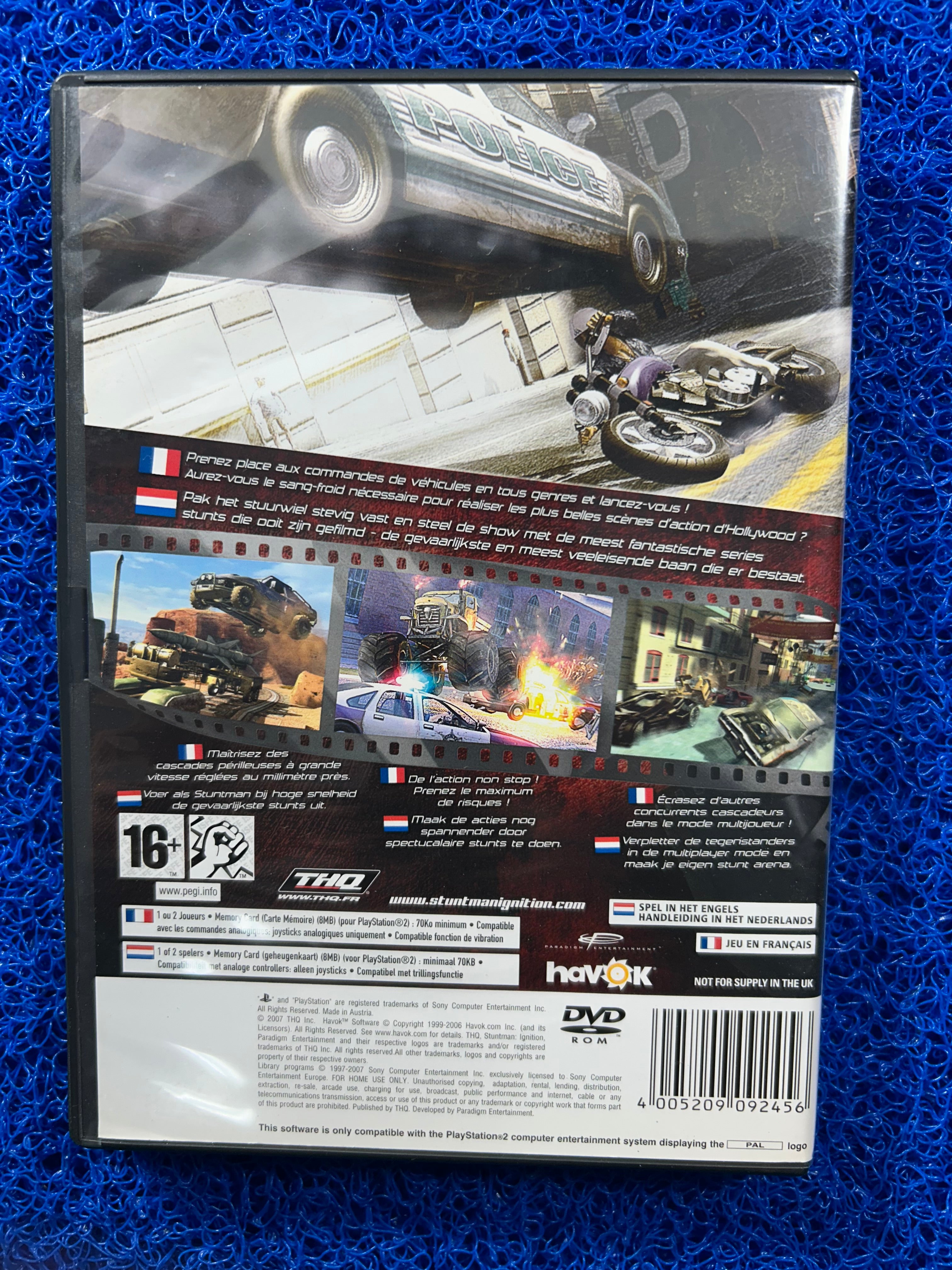 PS2 Stuntman ignition (E)