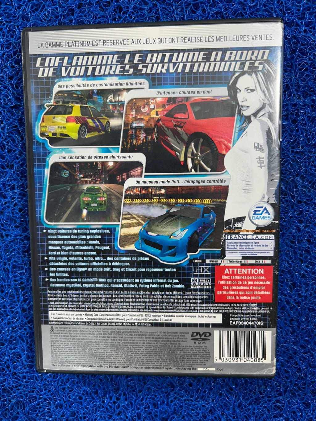 PS2# Need for speed underground (E)