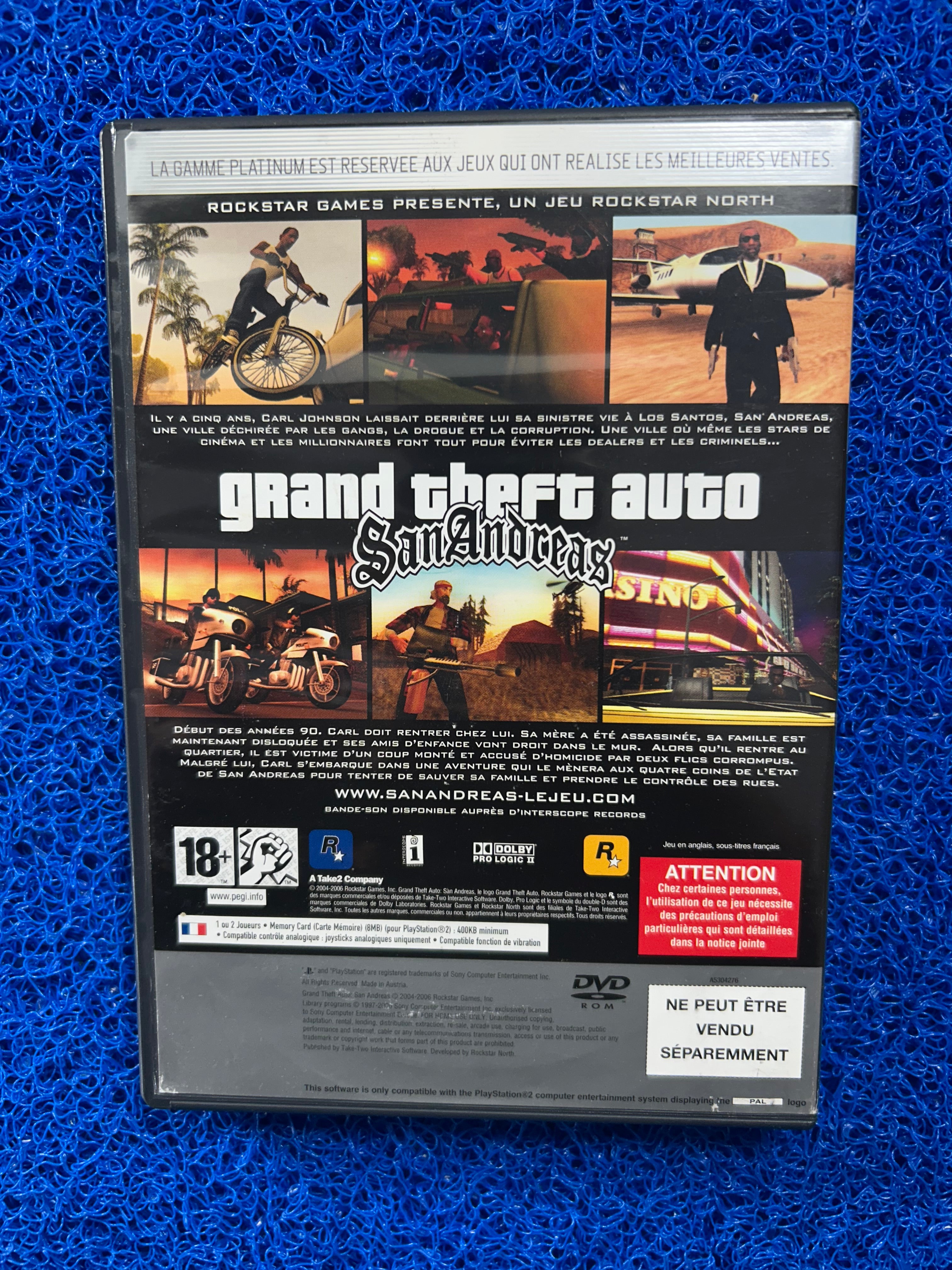 PS2 GTA San andreas (E)