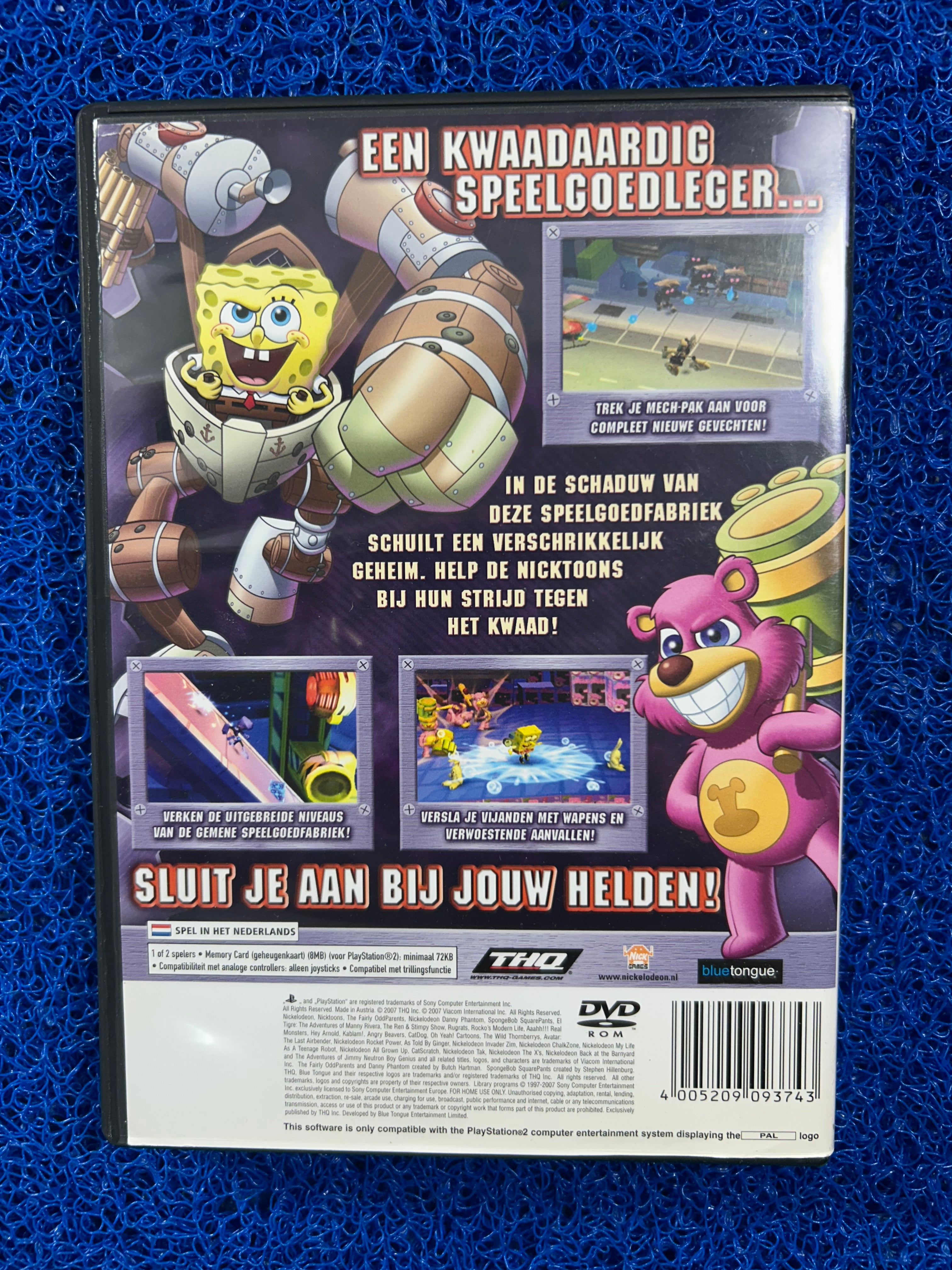 PS2# Spongebob squarepants and friends attack toy boys (E)