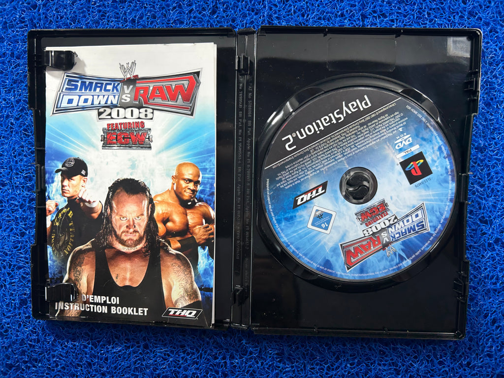 PS2 Smackdown vs. raw 2008 (E)