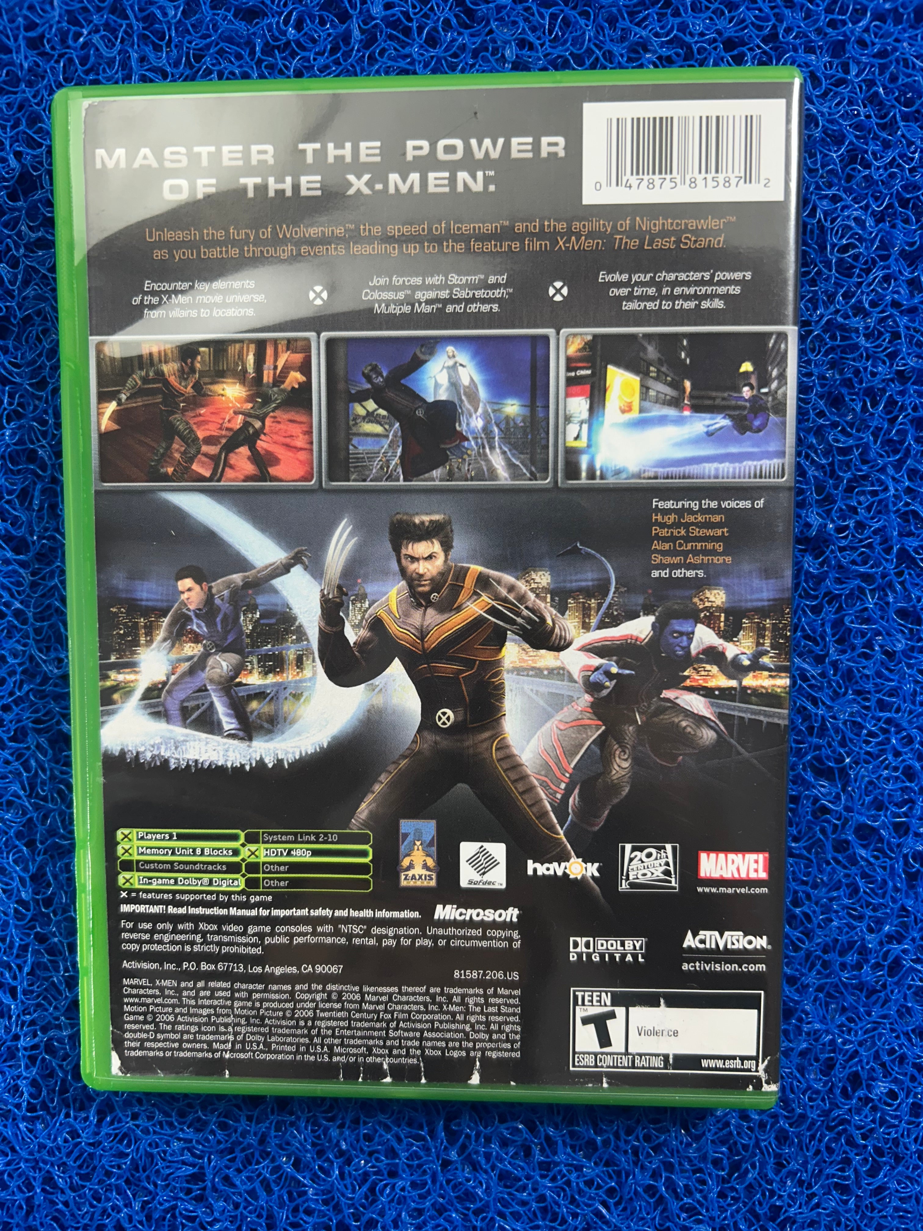 XBOX X-men (A)