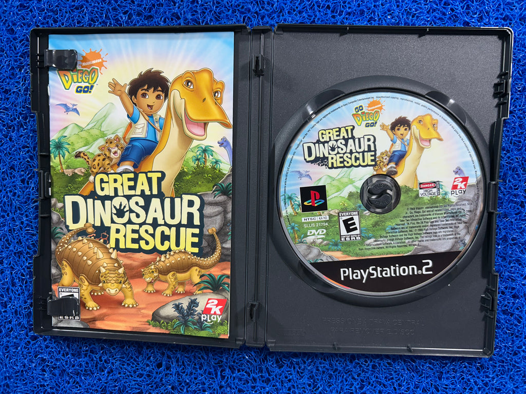 PS2 Diego great dinosaur rescue (A)