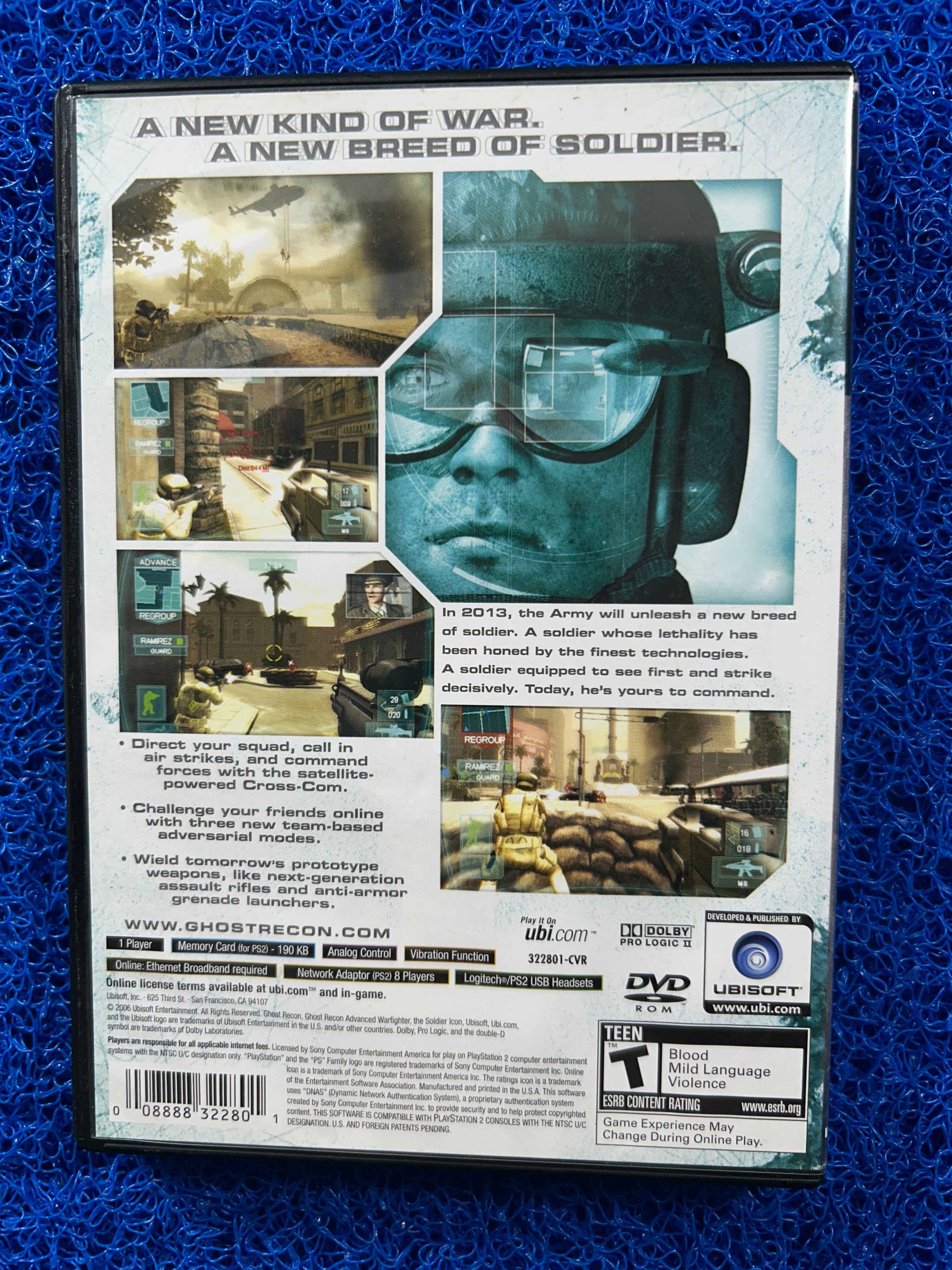 PS2 Ghost recon advanced warfighter (A)