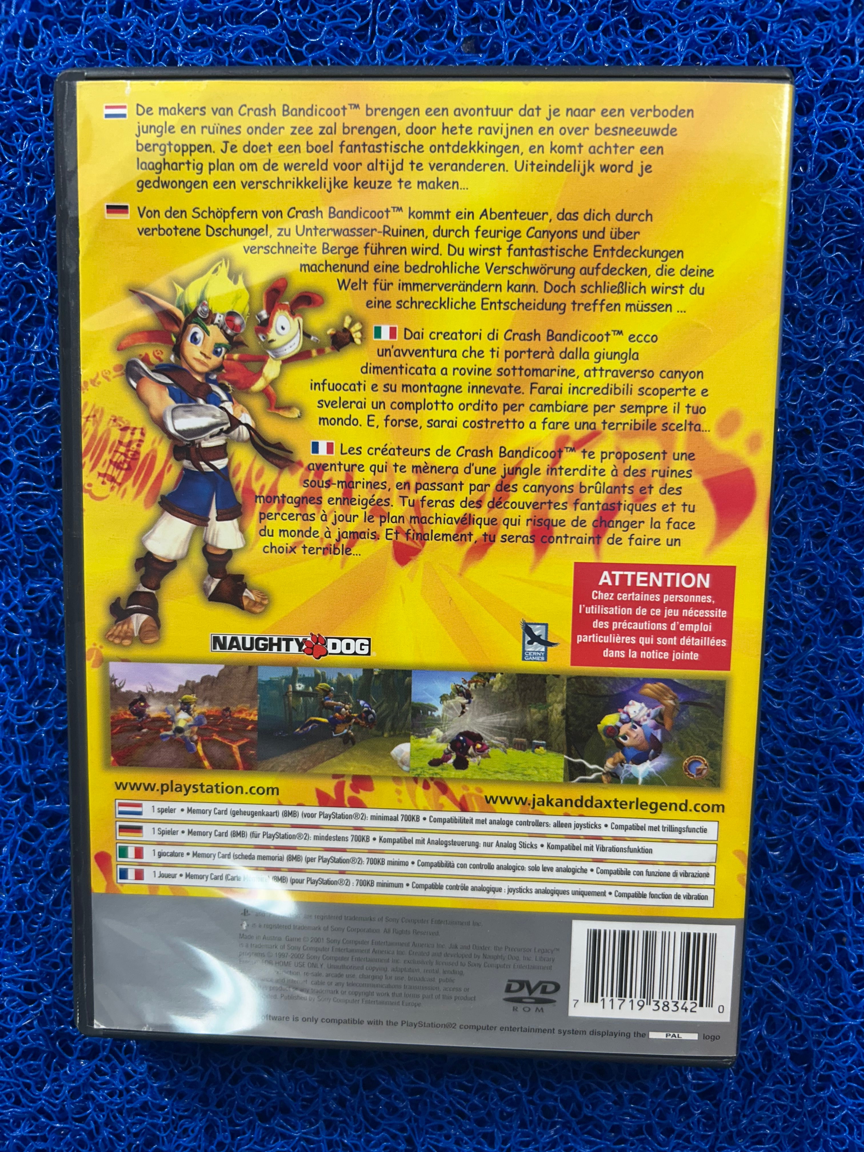 PS2 Jak and daxter (E)