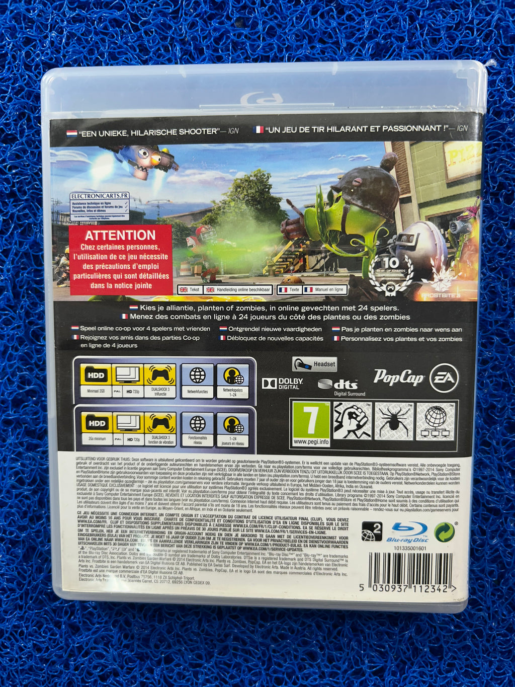 PS3 Plants vs. zombies garden warfare