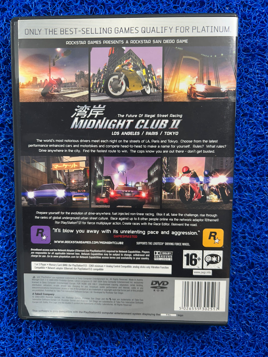 PS2 Midnight club II (E)