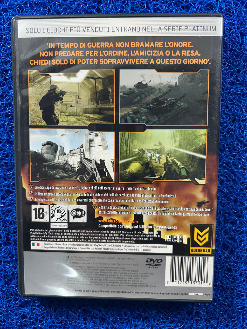 PS2 Killzone (E)