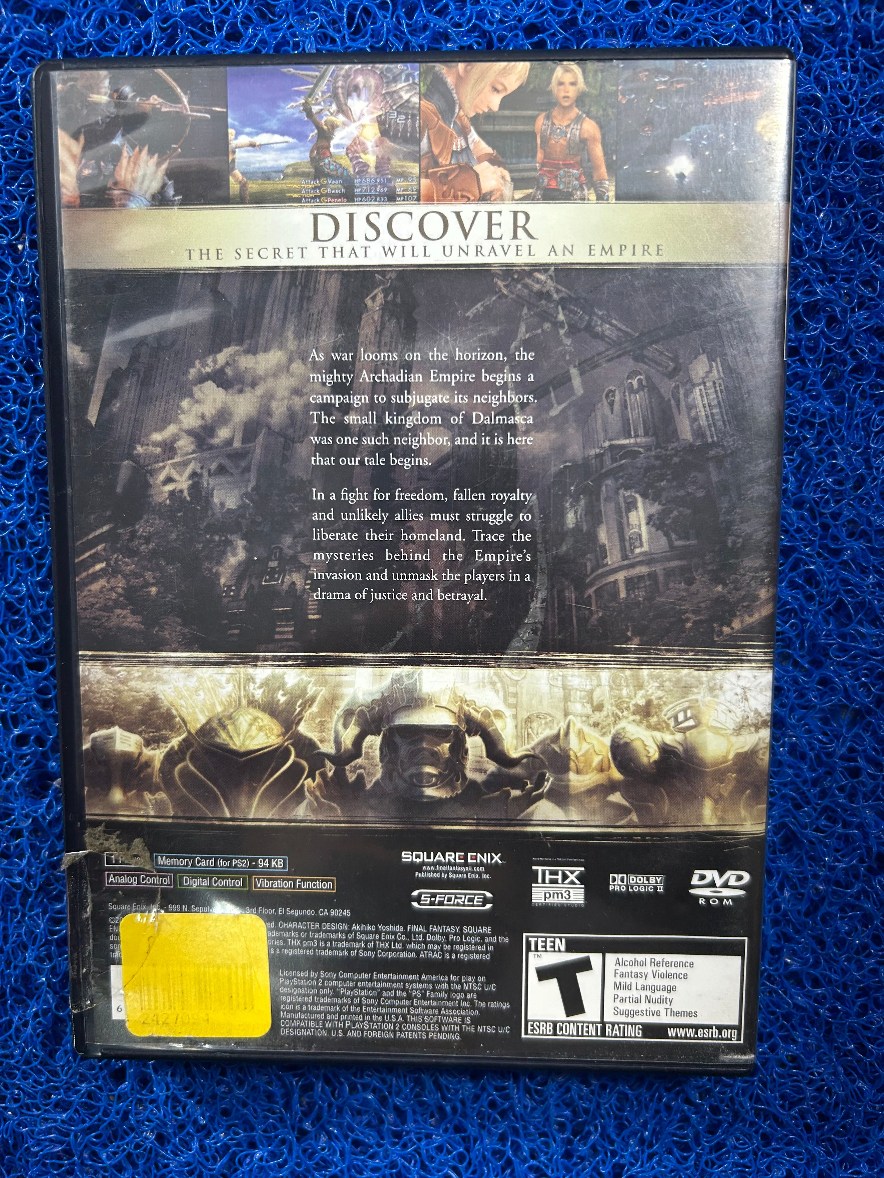 PS2 Final fantasy XII (A)