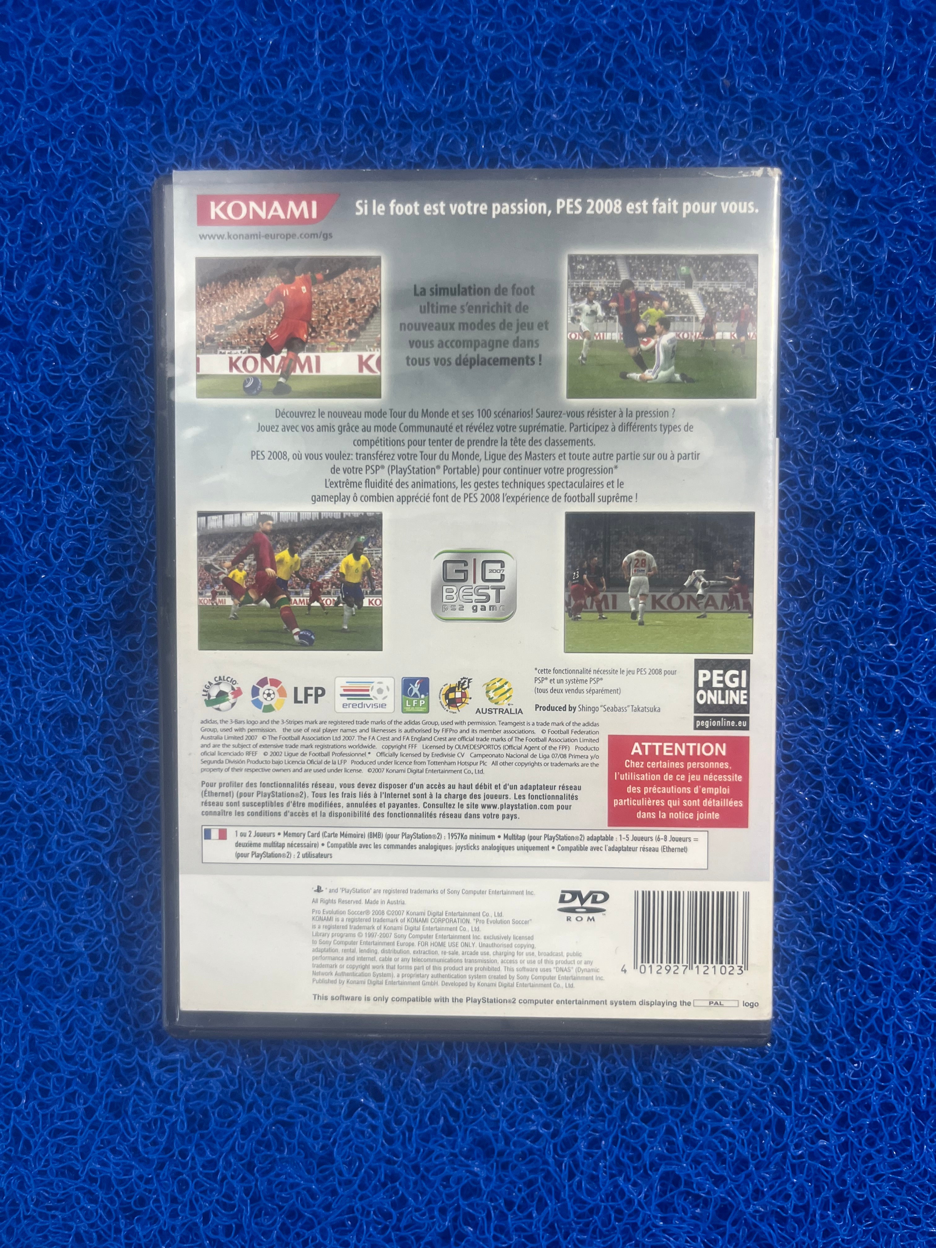 PS2 PES 2008(E)