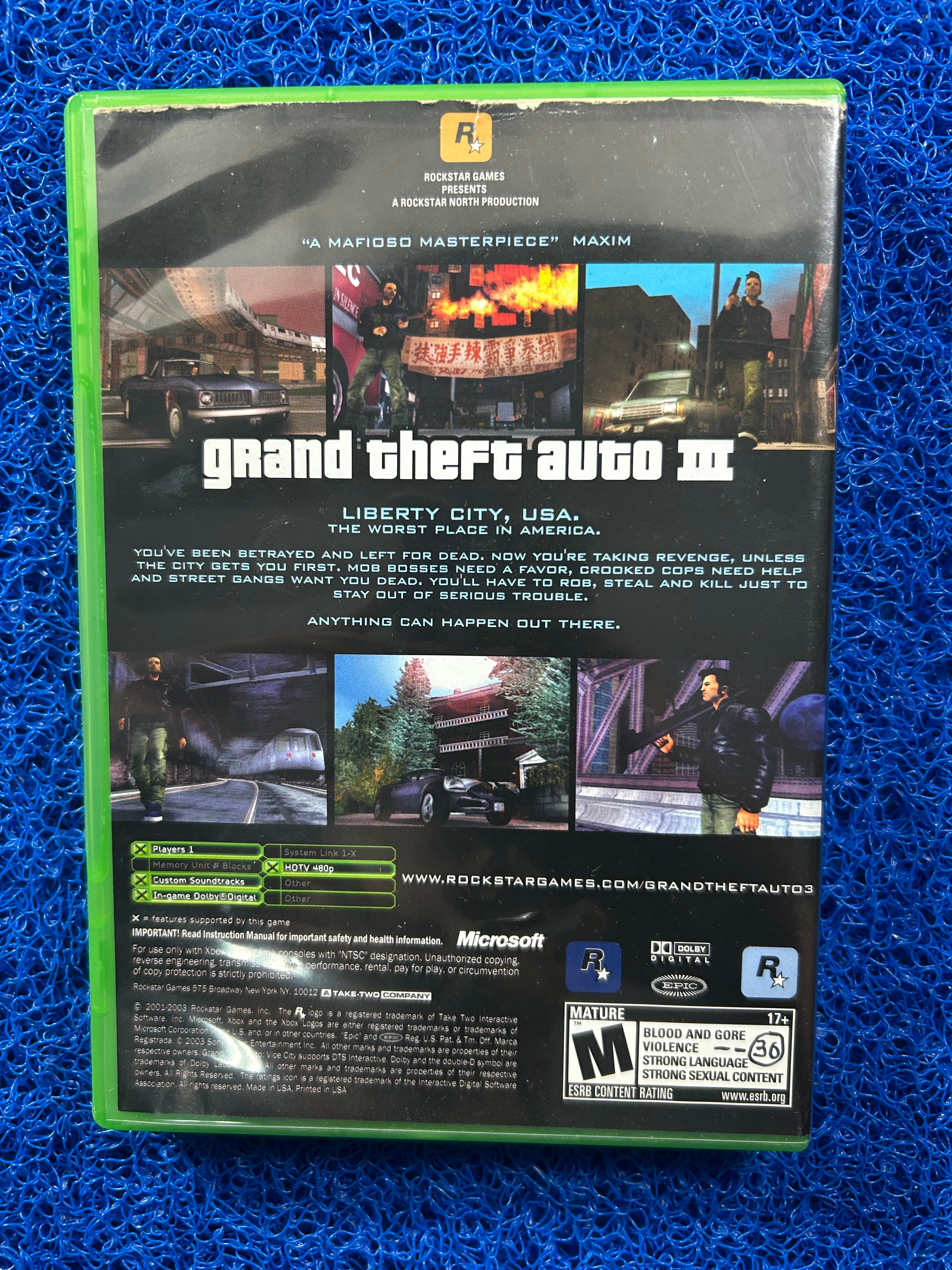 XBOX GTA III (A)