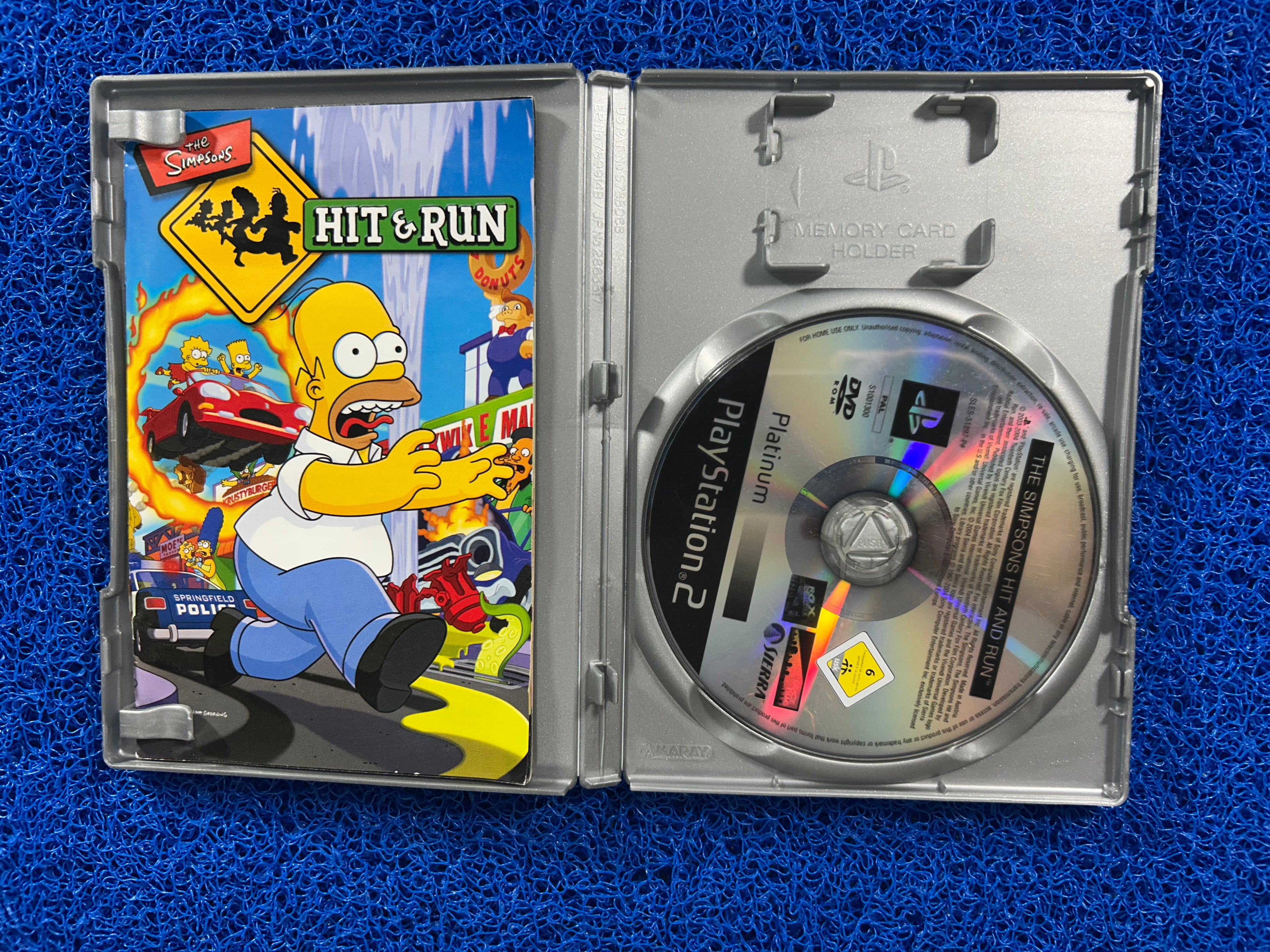 PS2 Simpsons hit and run (E)