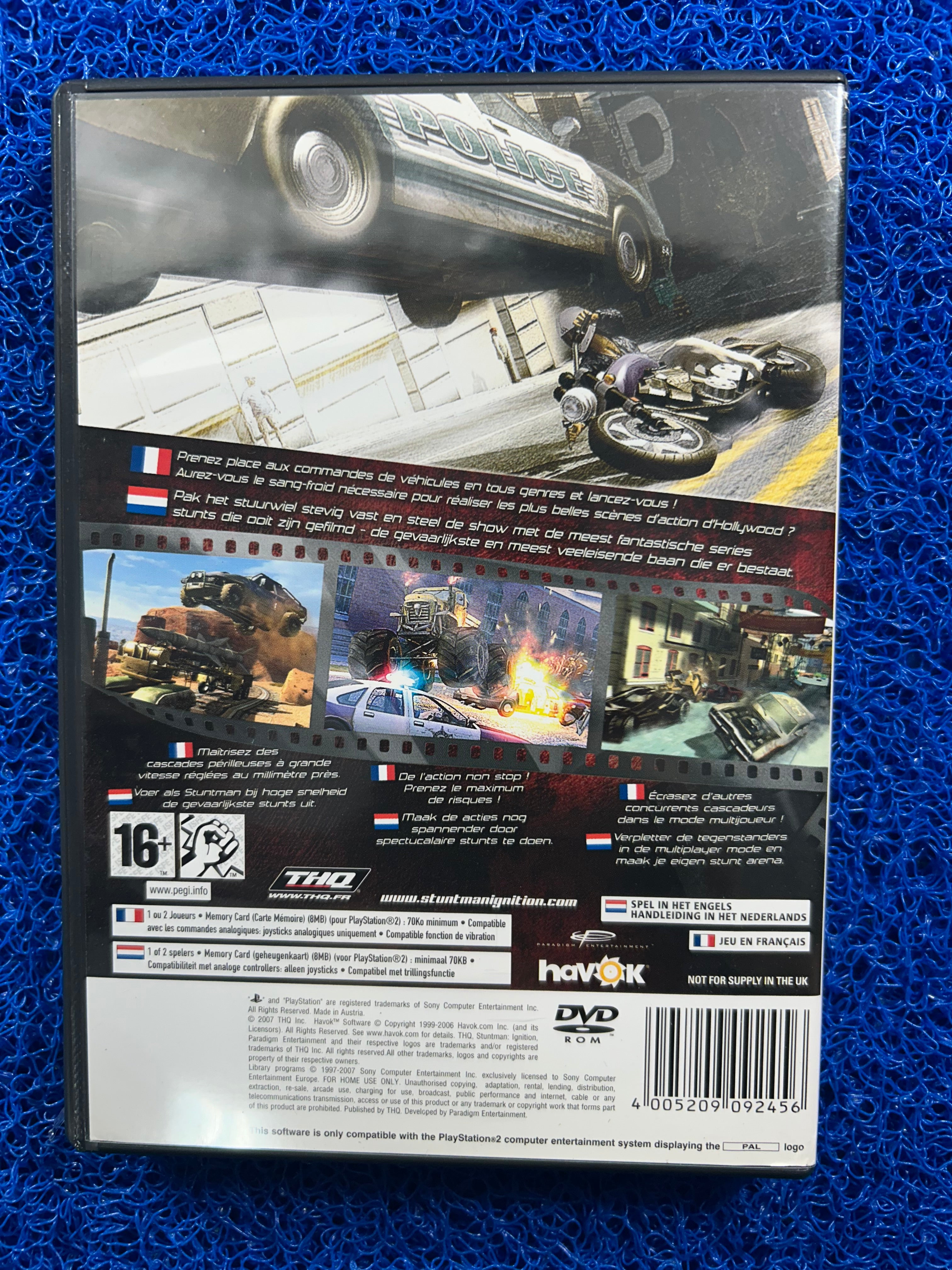 PS2 Stuntman ignition (E)