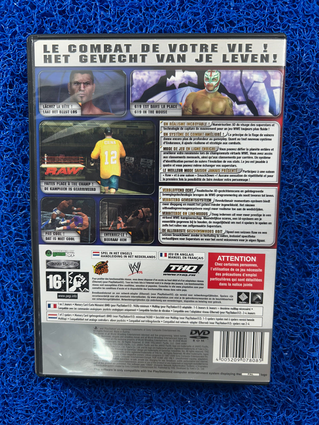 PS2 Smackdown vs. raw 2006 (E)