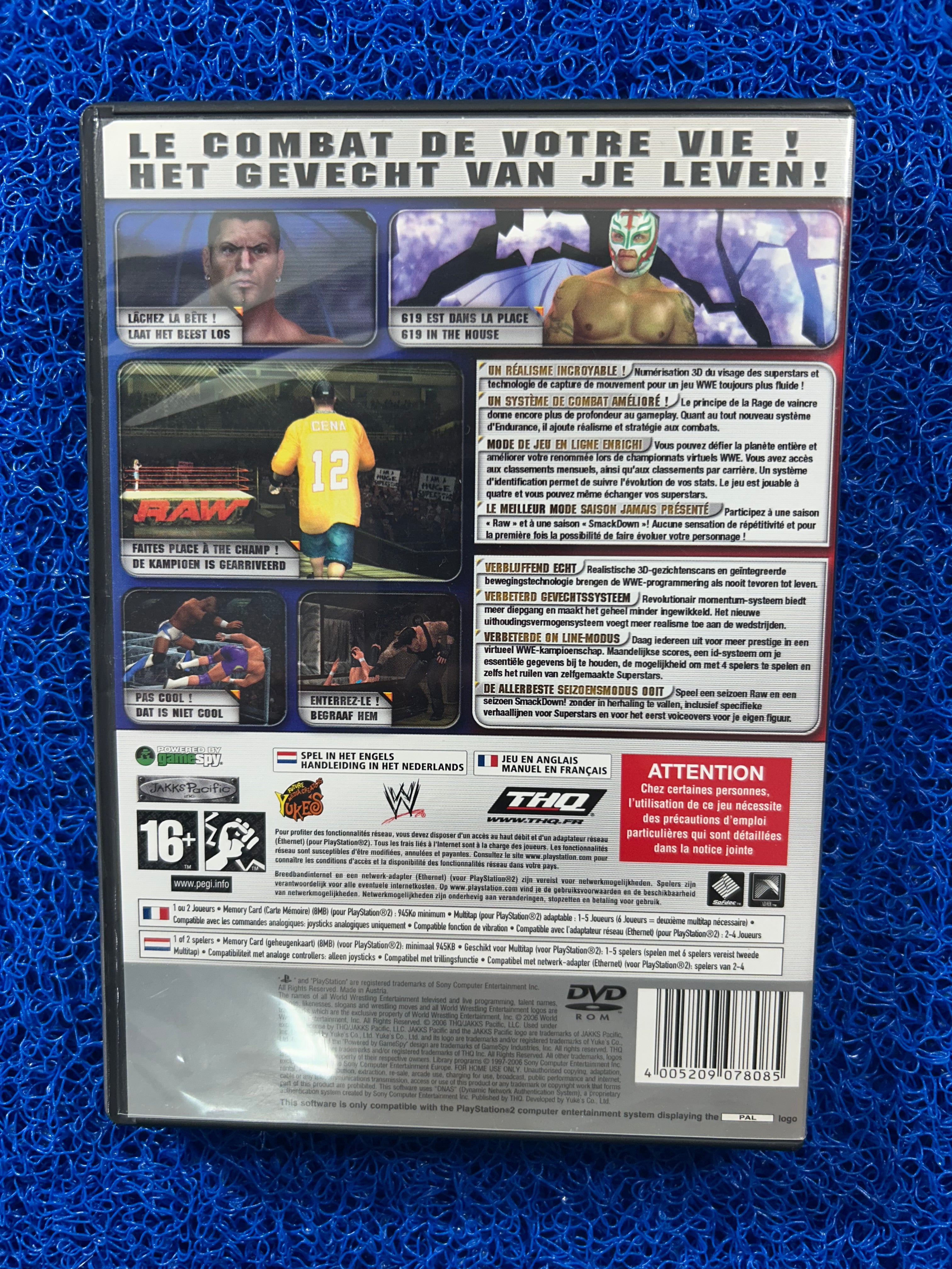 PS2 Smackdown vs. raw 2006 (E)
