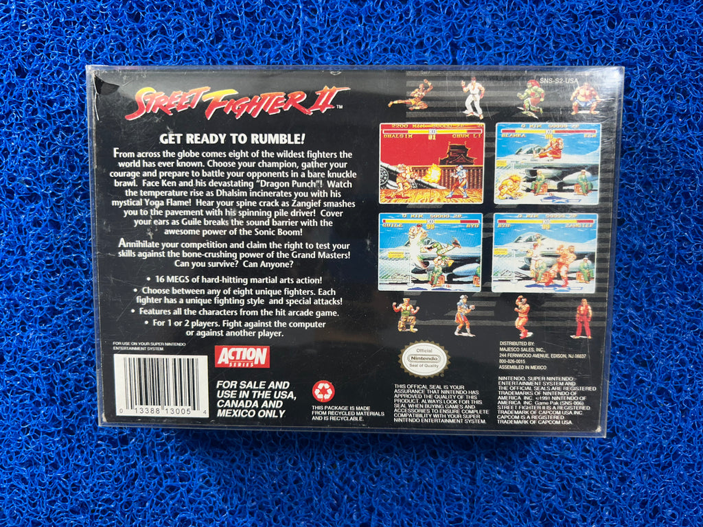 SNES Box Street fighter II (A)