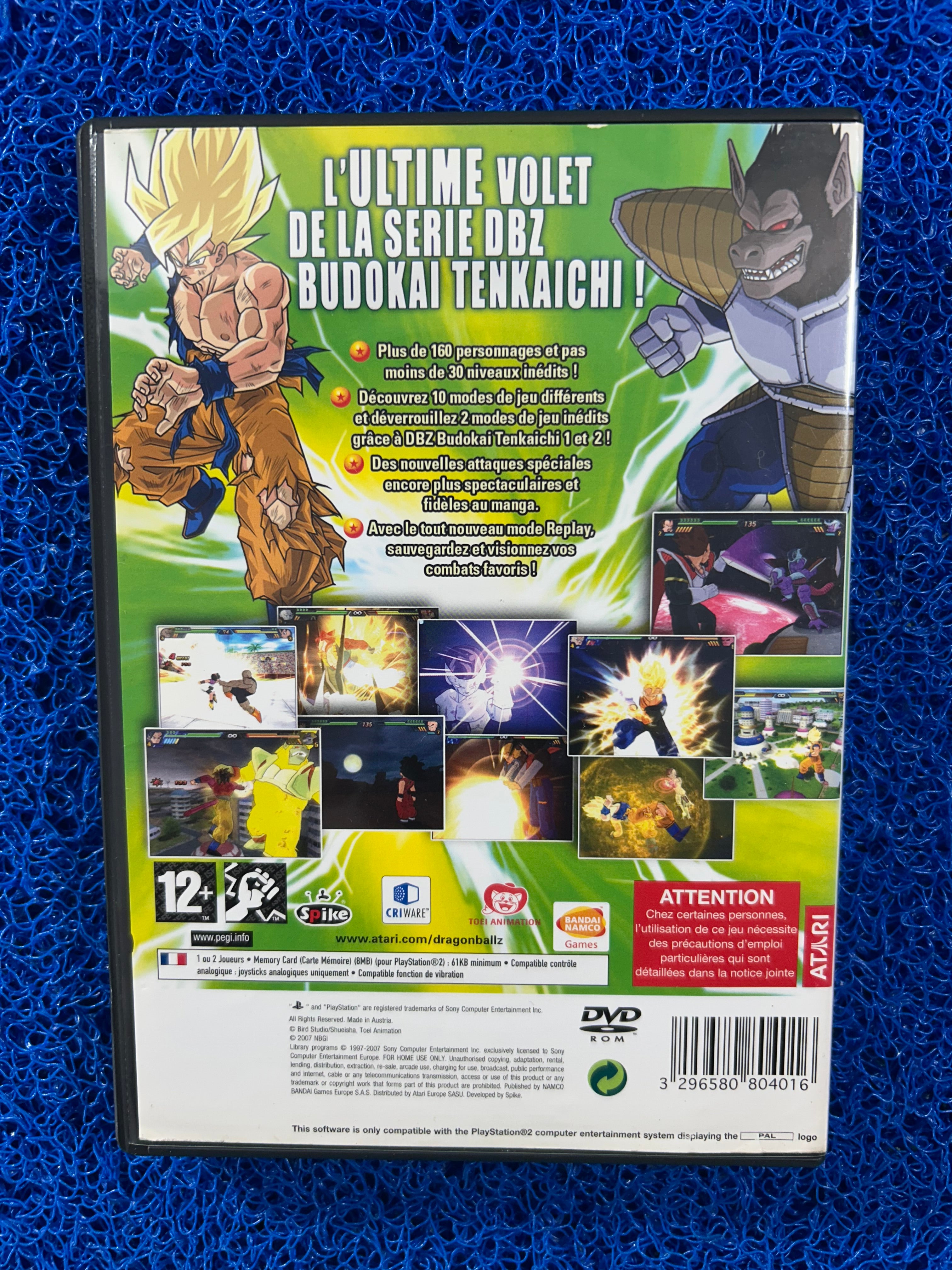 PS2 Dragon ball z budokai tenkaichi 3 (E)