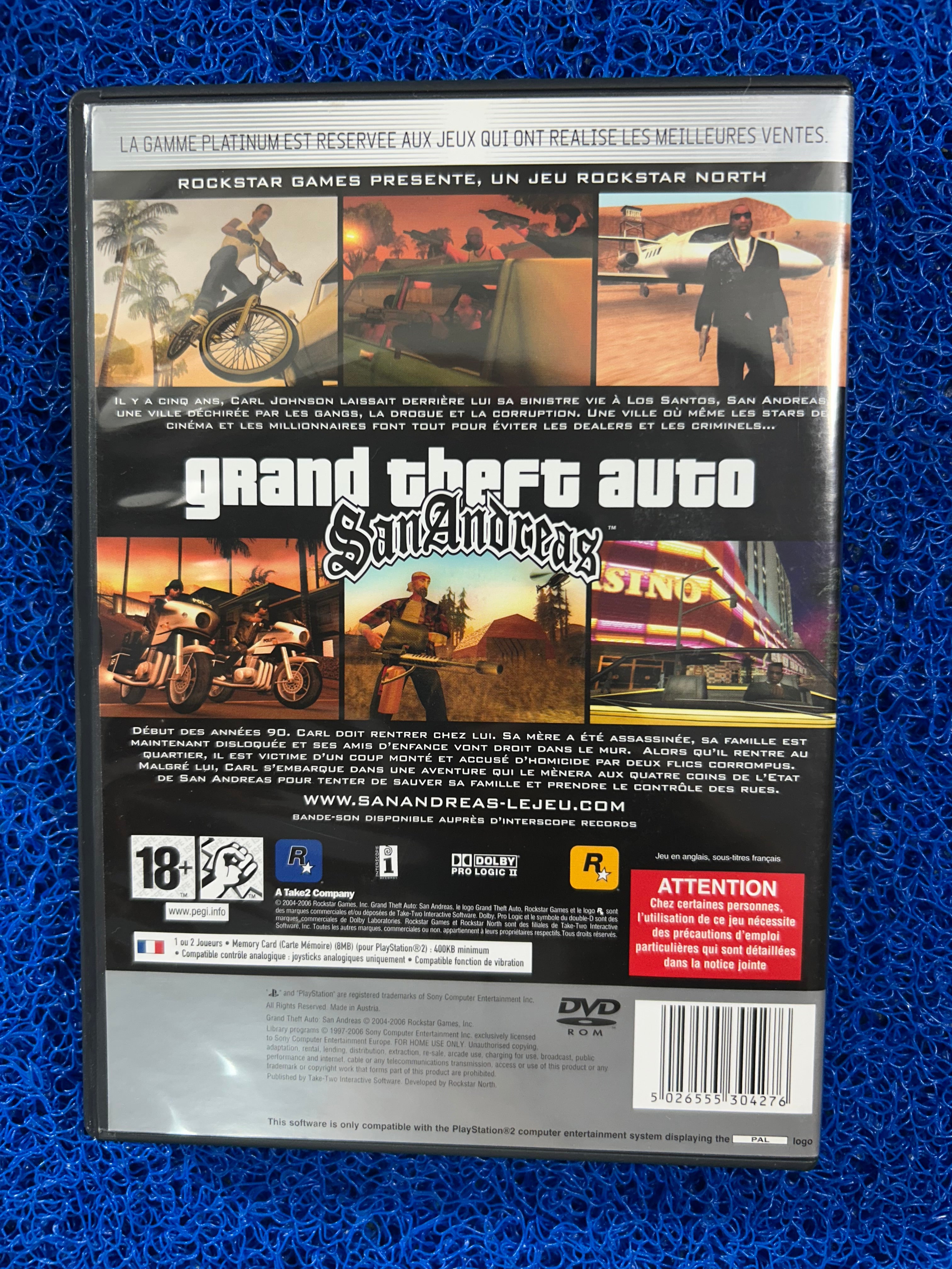 PS2# GTA San andreas (E)