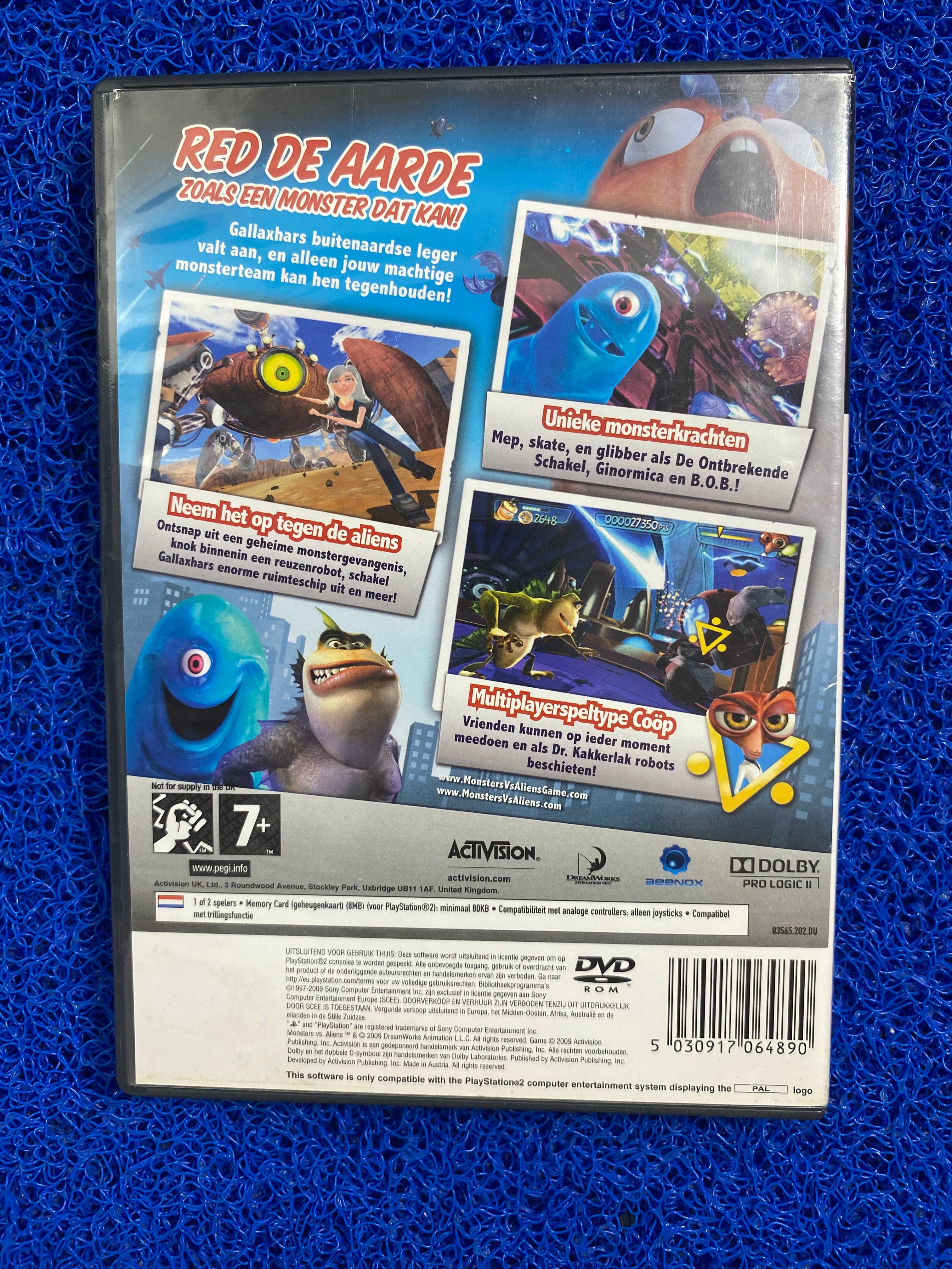 PS2# Monster vs. aliens (E)