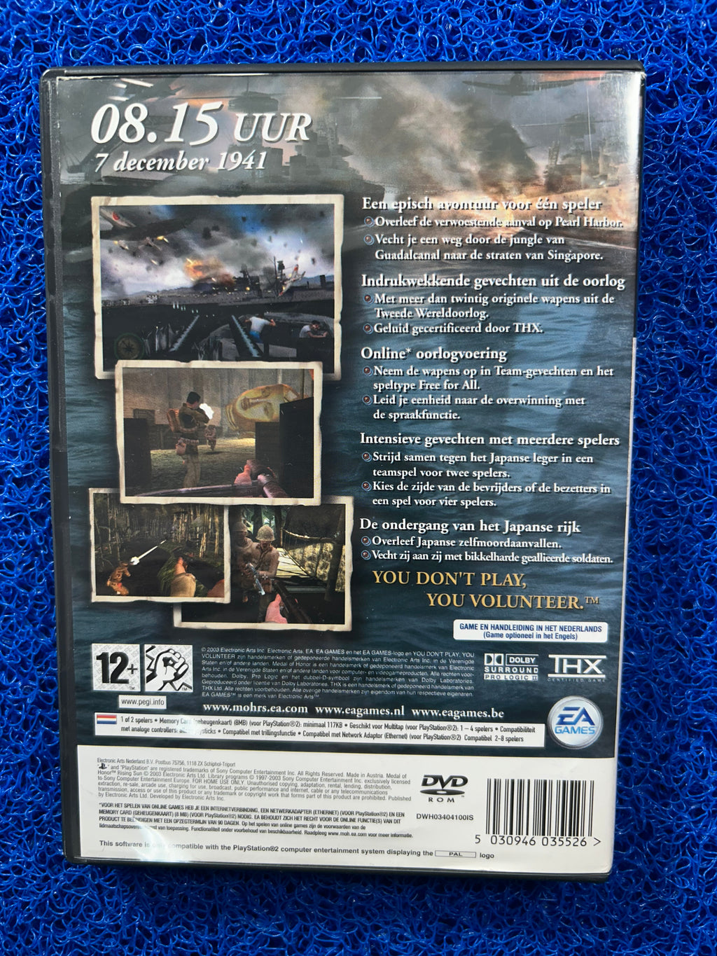 PS2 Medal of honor rising sun (E)