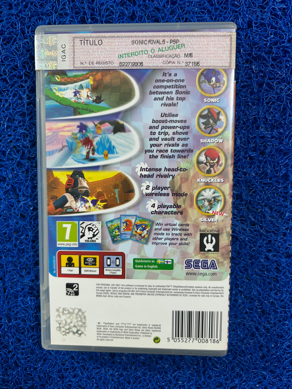 PSP# Sonic rivals (E)
