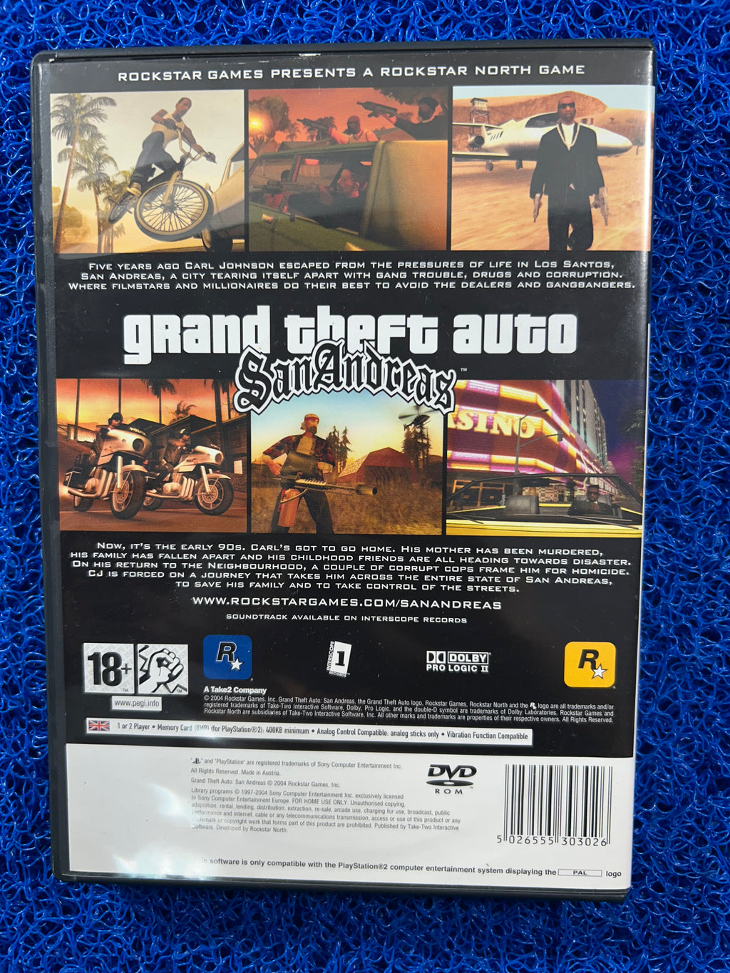 PS2 GTA San andreas (E)