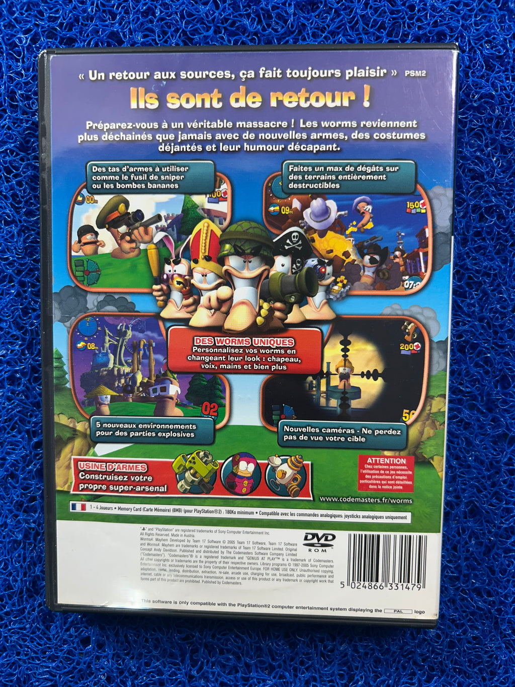PS2 Worms 4 (E)