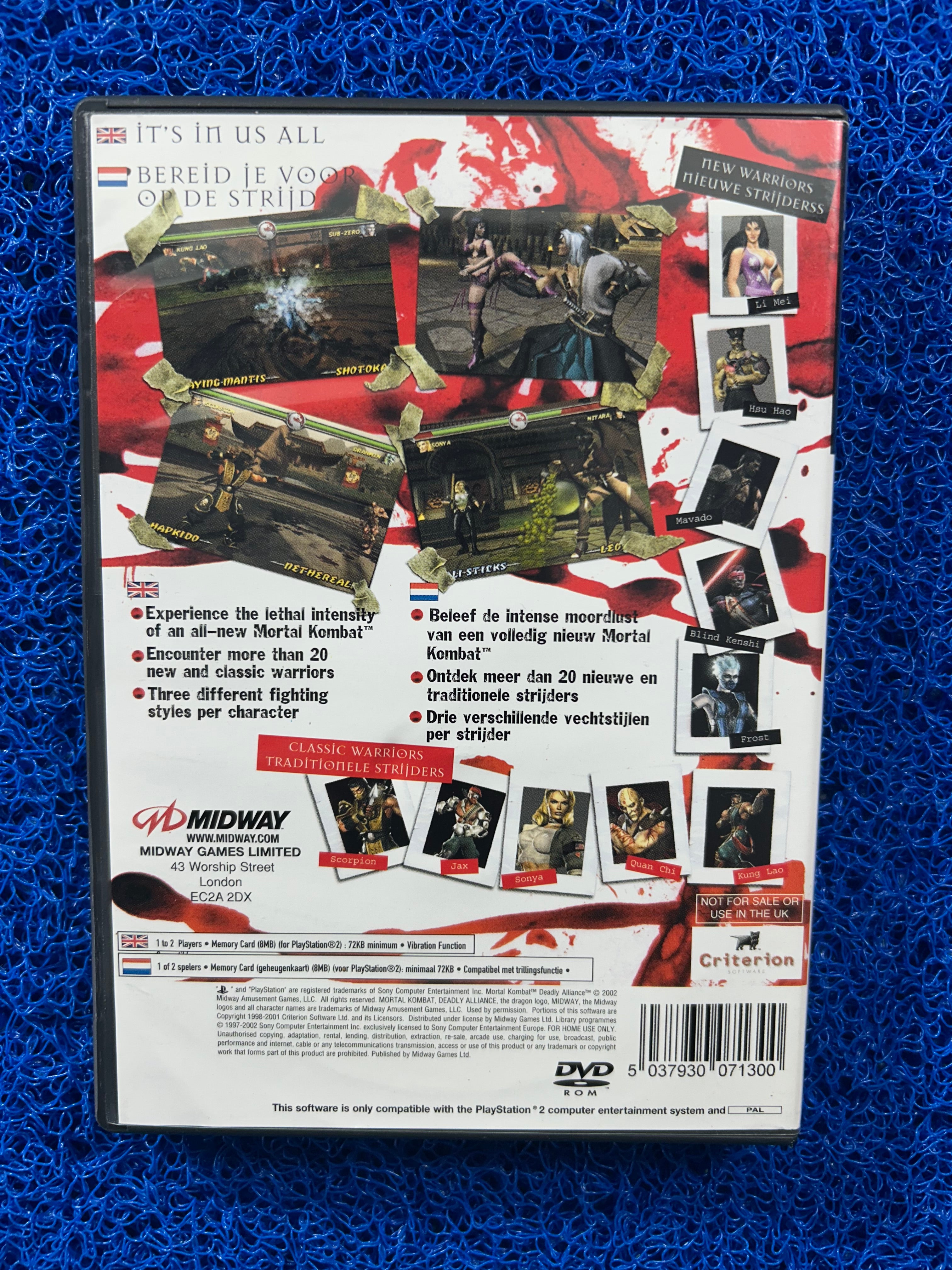 PS2 Mortal kombat deadly alliance (E)