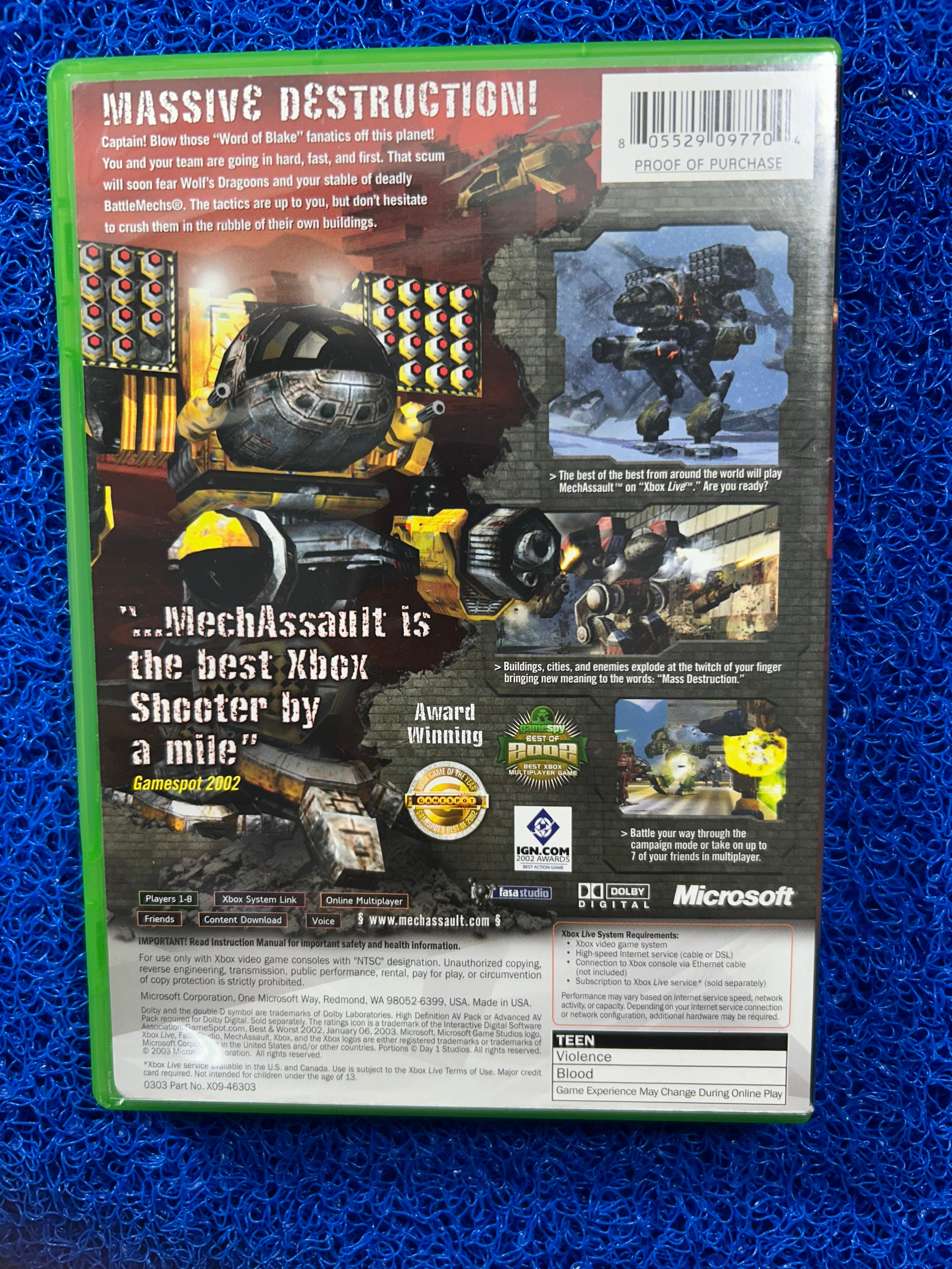 XBOX Mechassault (A)