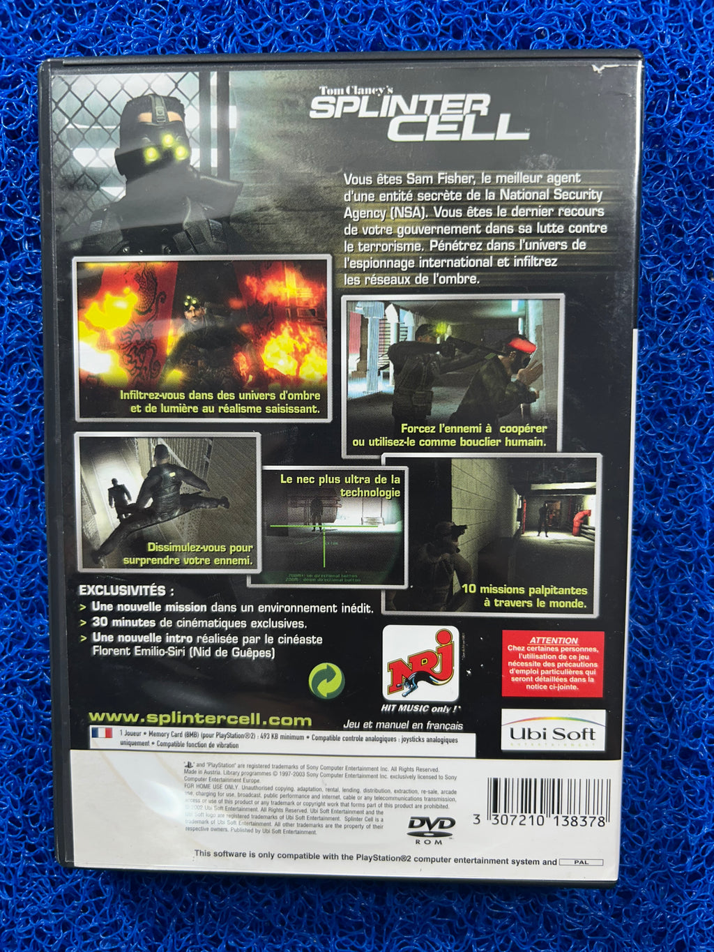 PS2 Splinter cell (E)