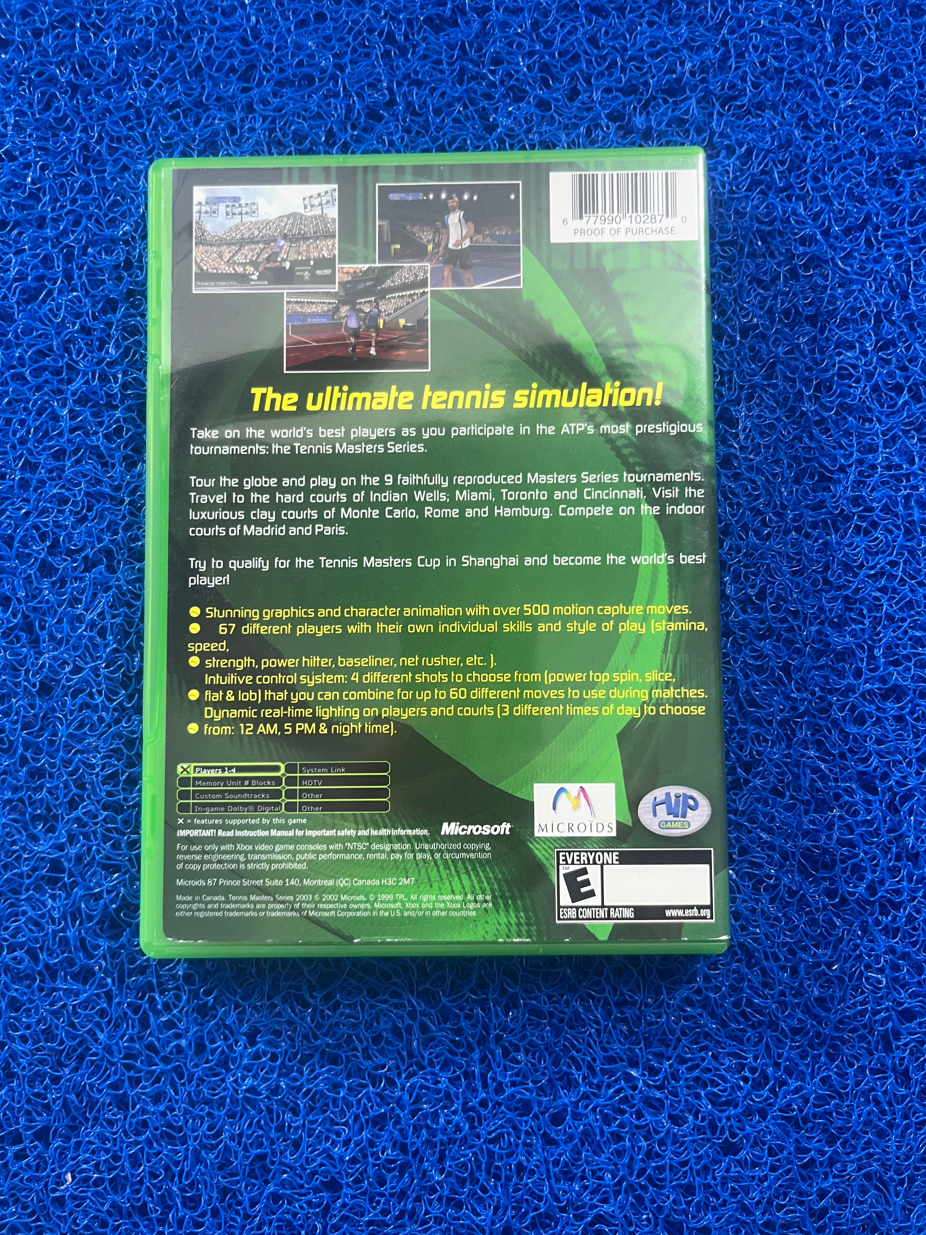 XBOX Tennis Masters Series 2003 (A)