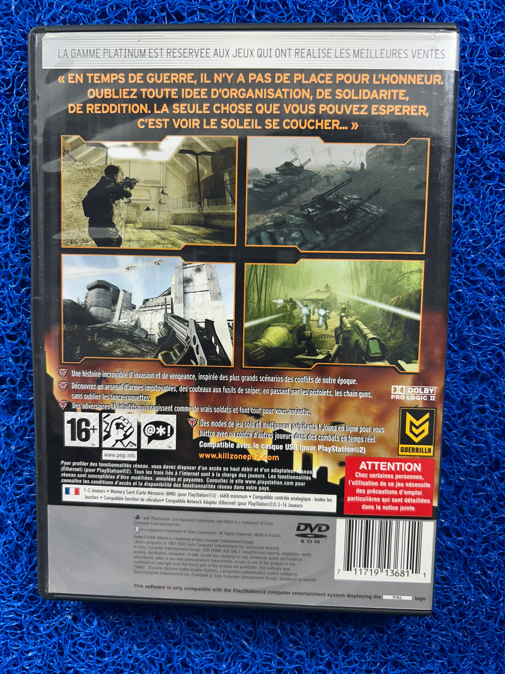 PS2 Killzone (E)