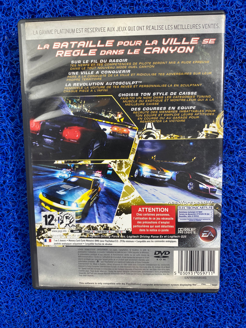 PS2# Need for speed carbon (E)