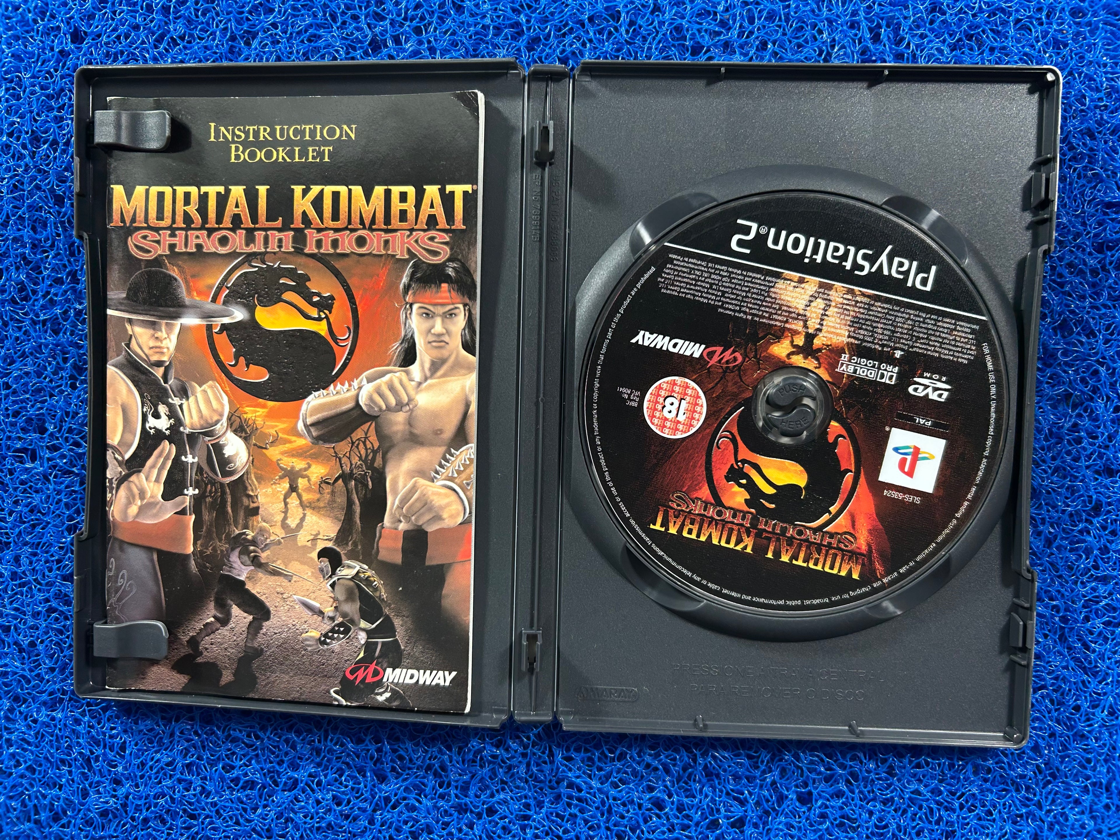 PS2 Mortal kombat shaolin monks (E)