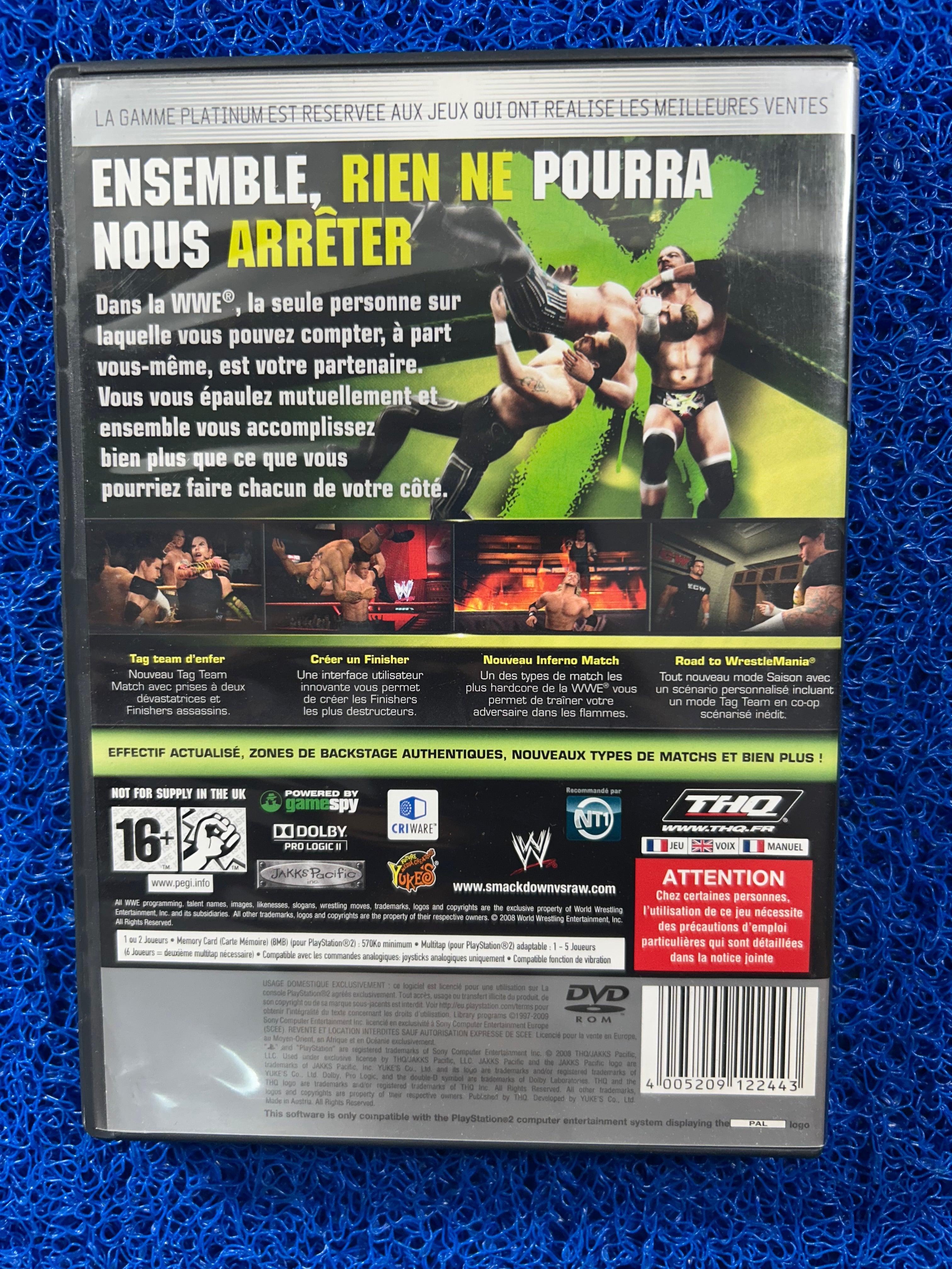 PS2 Smackdown vs. raw 2009 (E)