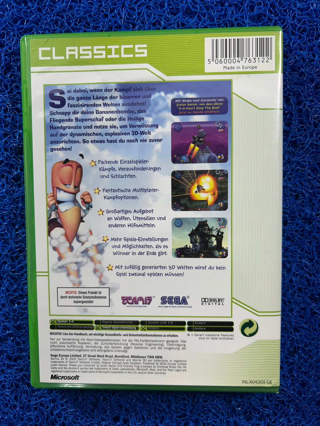 XBOX Worms (E)