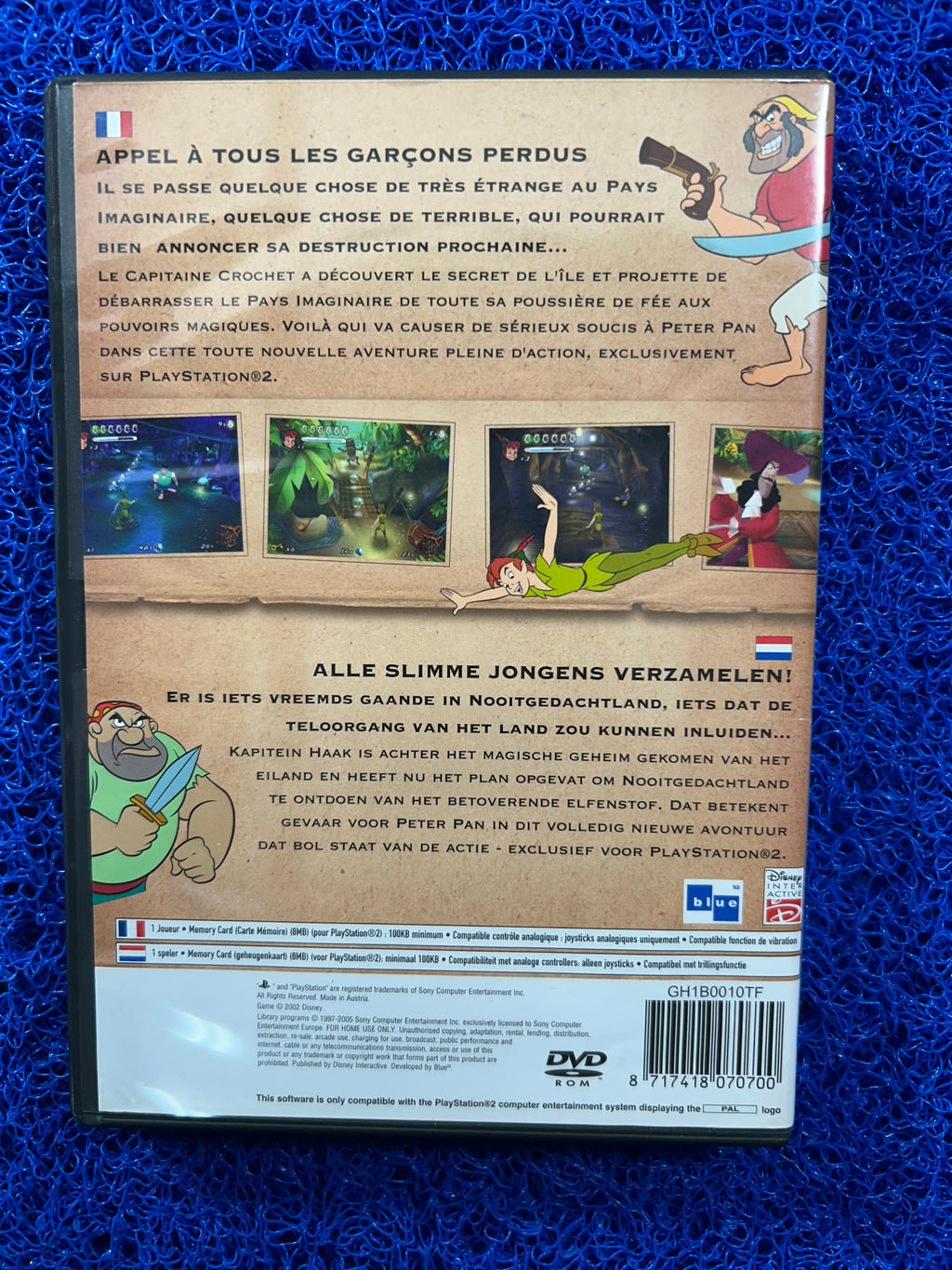 PS2 Peter pan the legend never land (E)