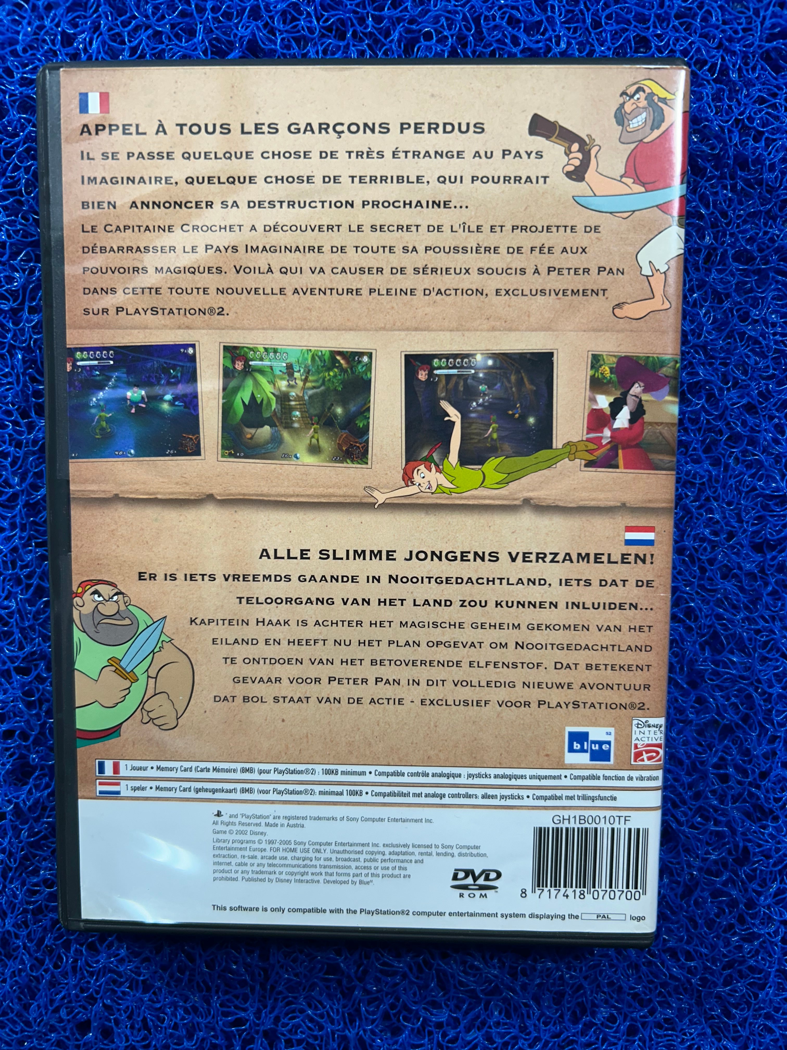 PS2 Peter pan the legend never land (E)